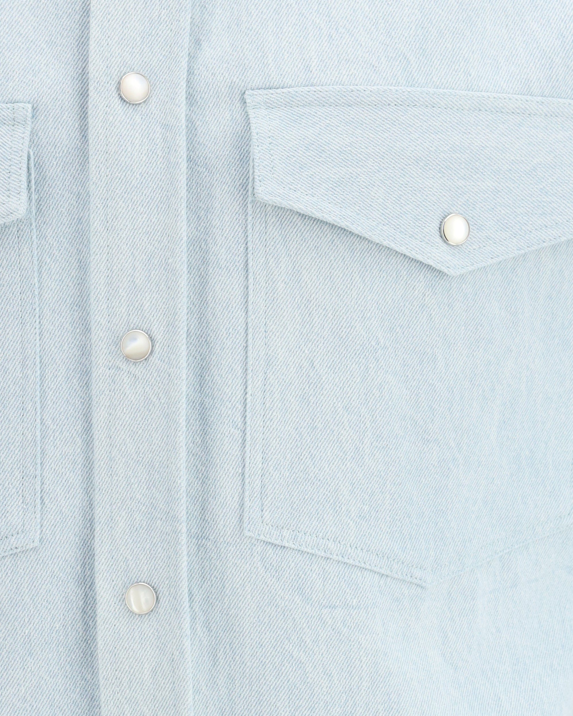Umit Benan Umit Benan Western Denim Shirt Long Sleeved