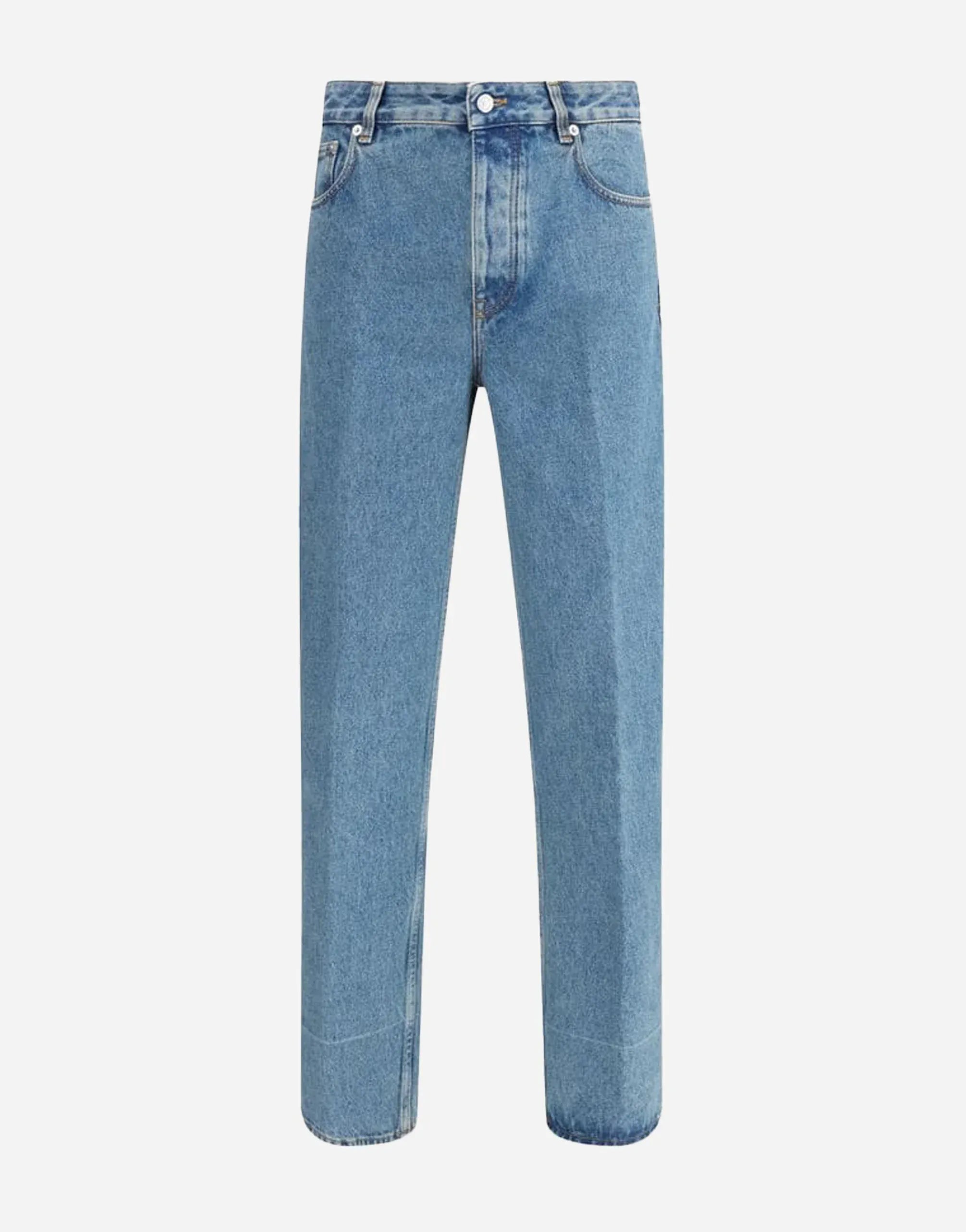 Valentino Chez Patch Straight Jeans