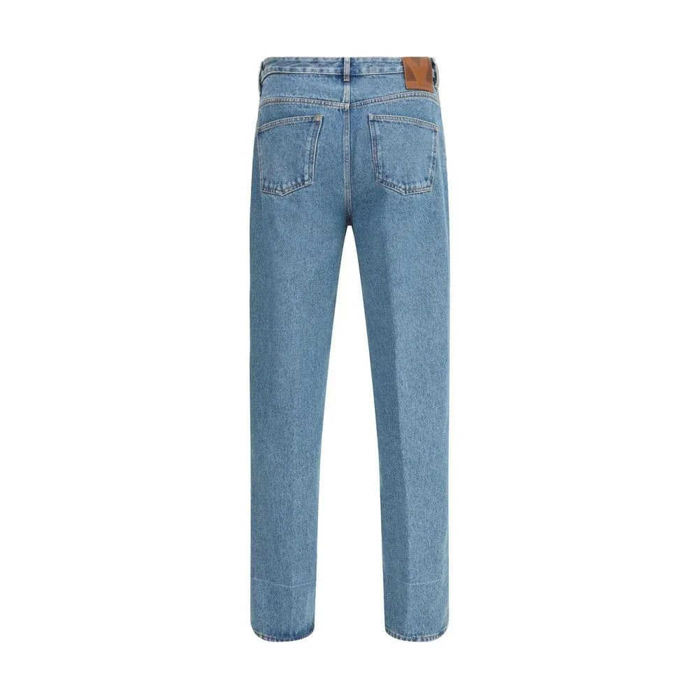 Valentino Chez Patch Straight Jeans