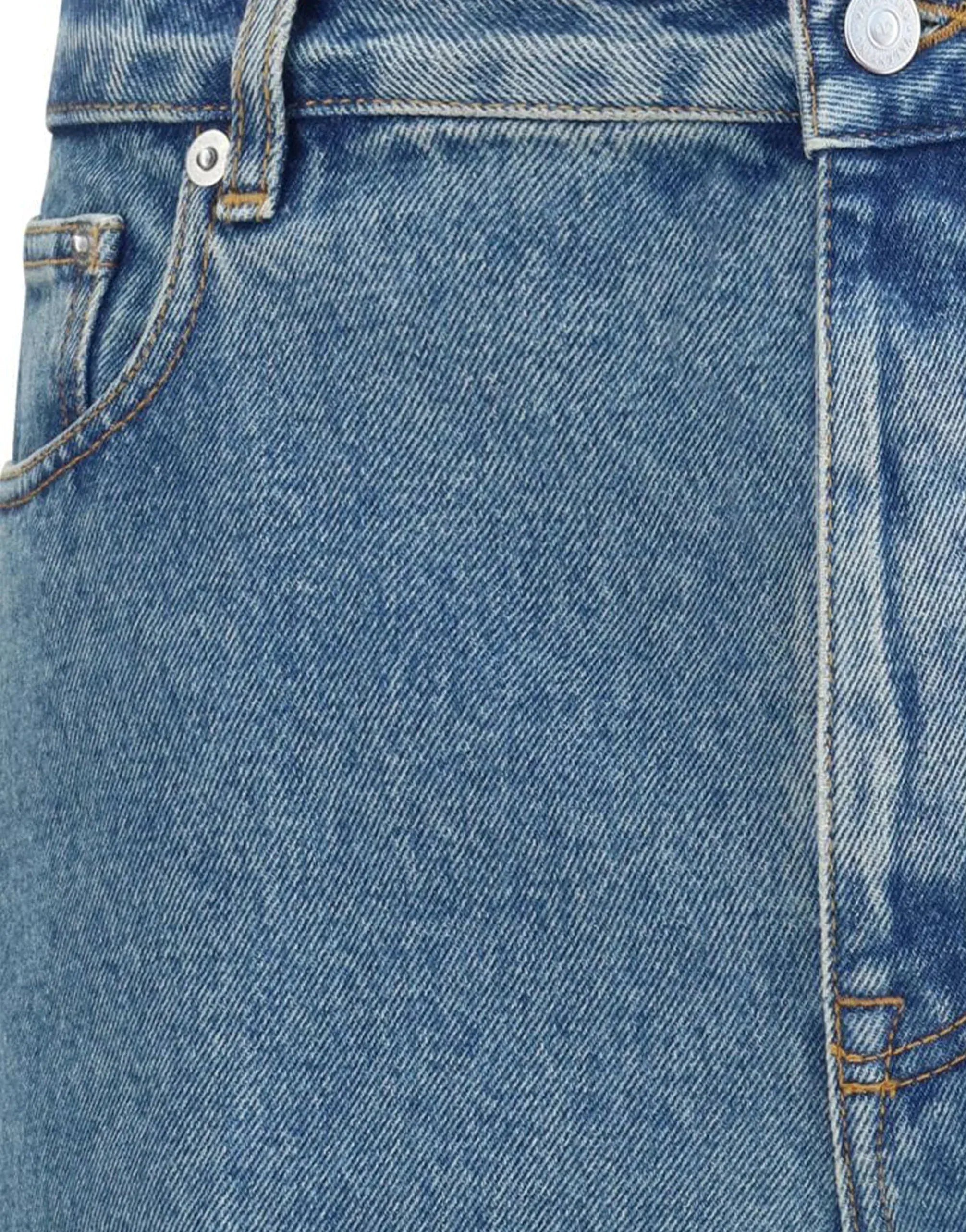 Valentino Chez Patch Straight Jeans