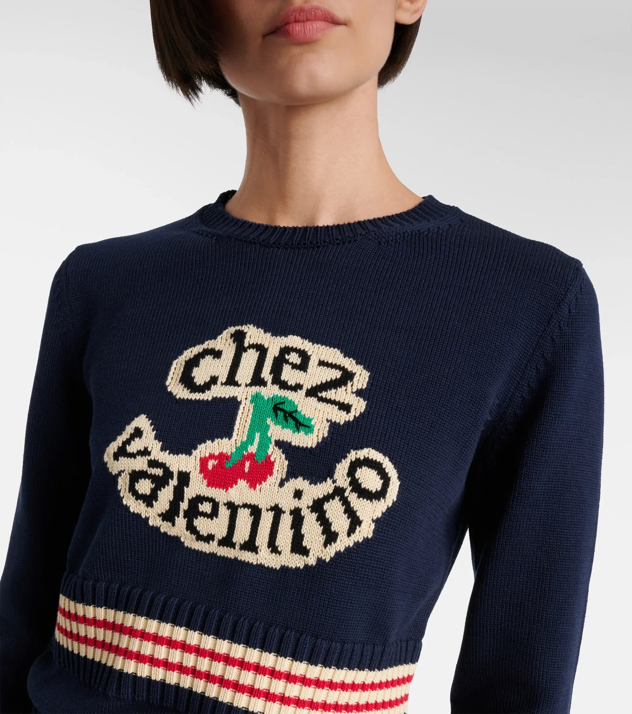 Valentino Chez Valentino Cotton Sweater | Sendegaro FR