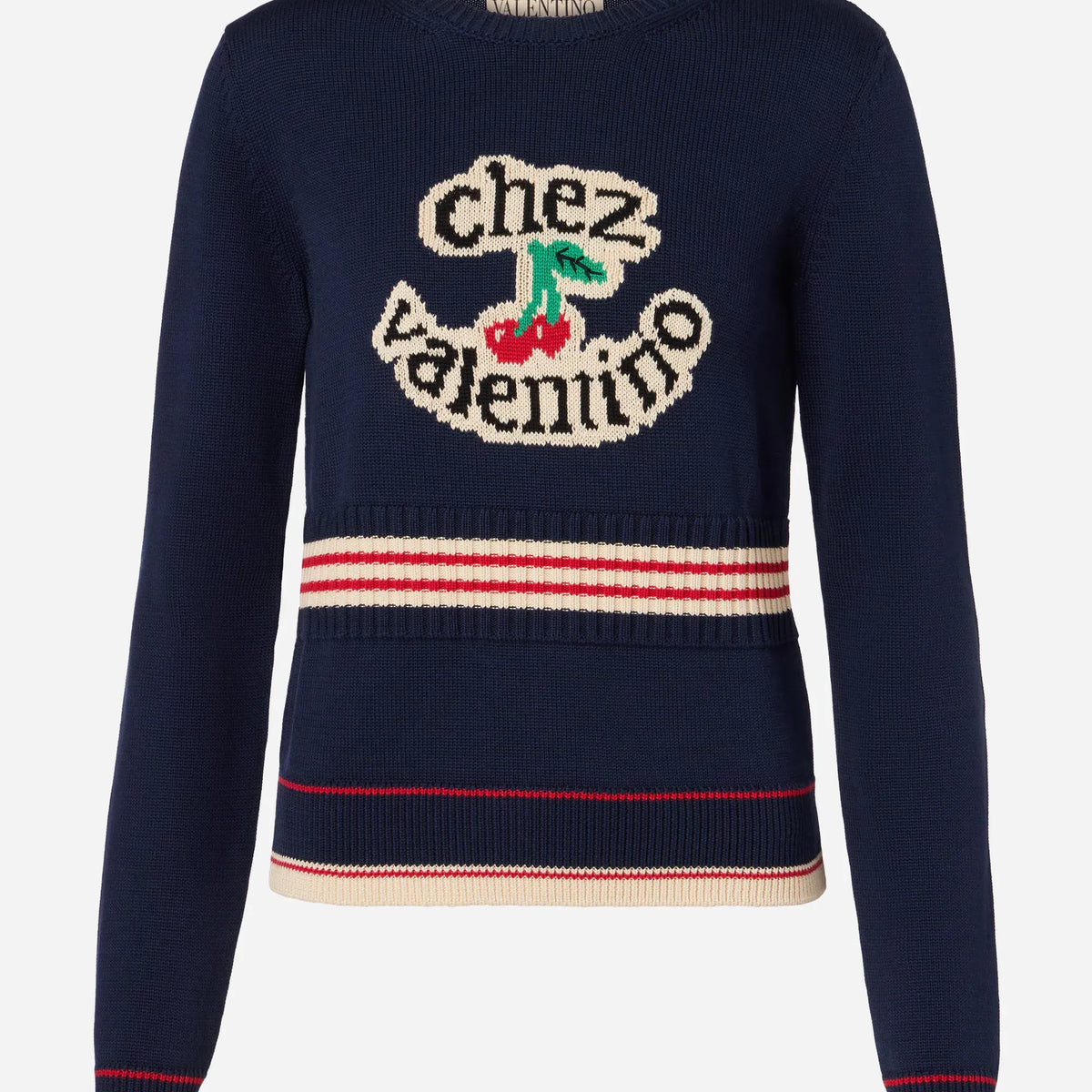 Valentino Chez Valentino Cotton Sweater | Sendegaro ES