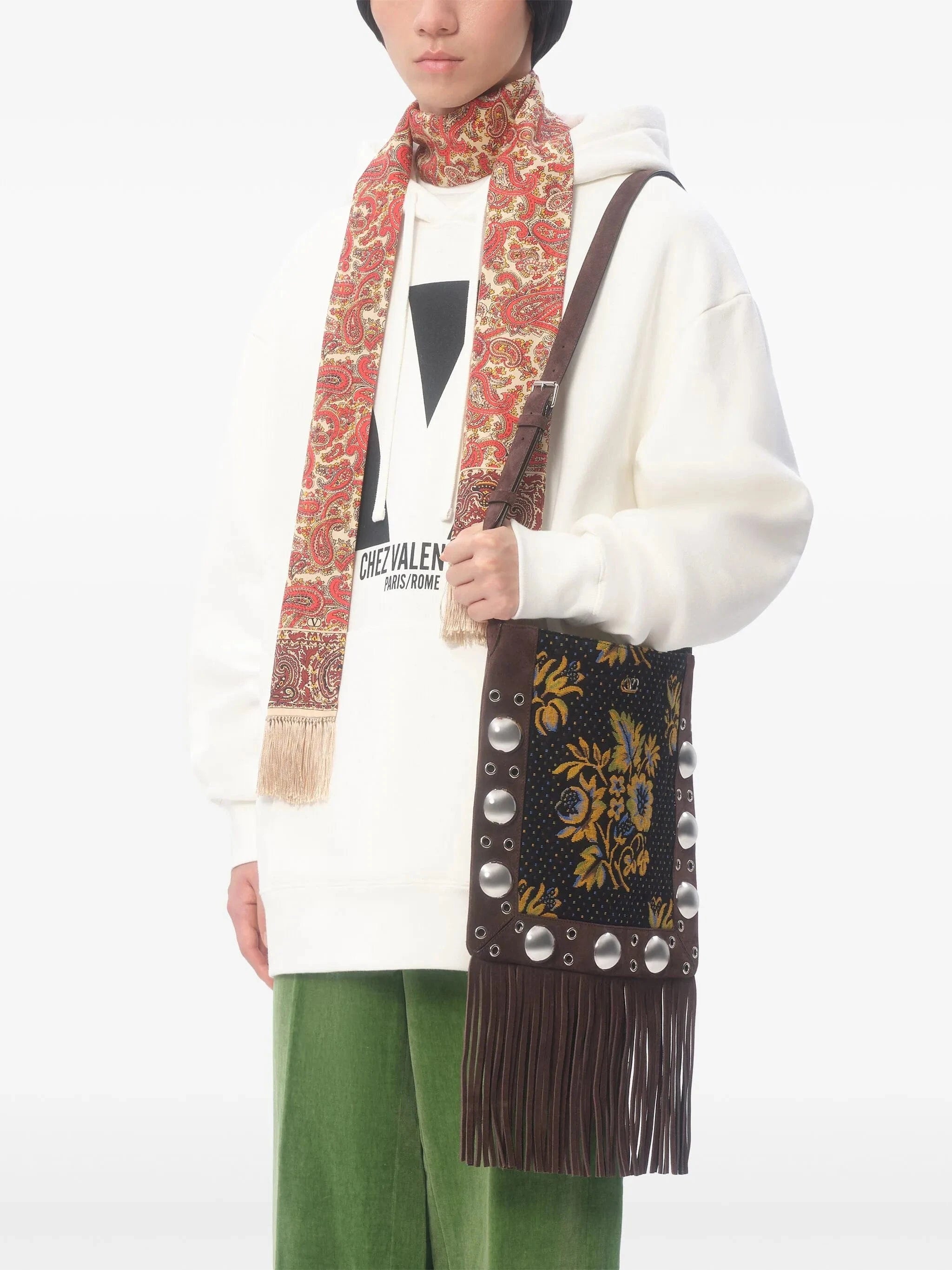 Valentino Chez Valentino Print Hoodie