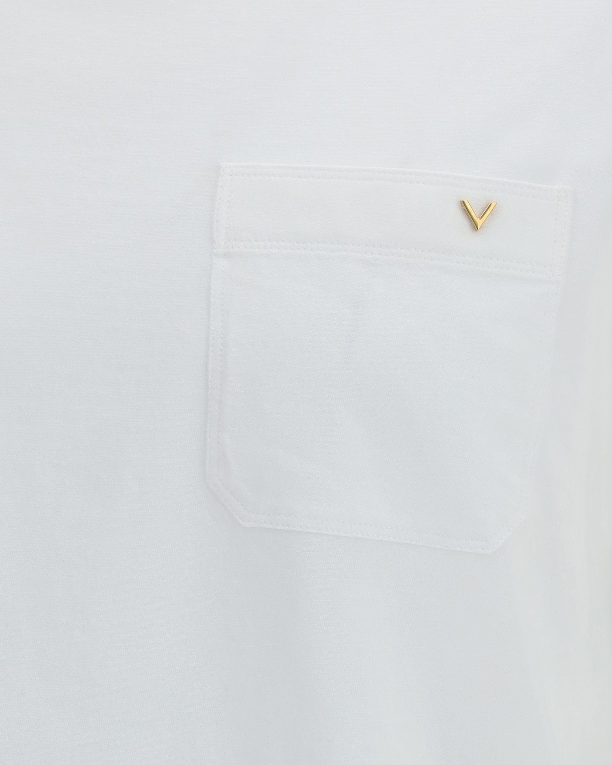 Valentino Camiseta de Algodão Vgold | Sendegaro BR