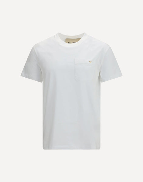 Valentino Cotton Vgold T-Shirt | Sendegaro GR