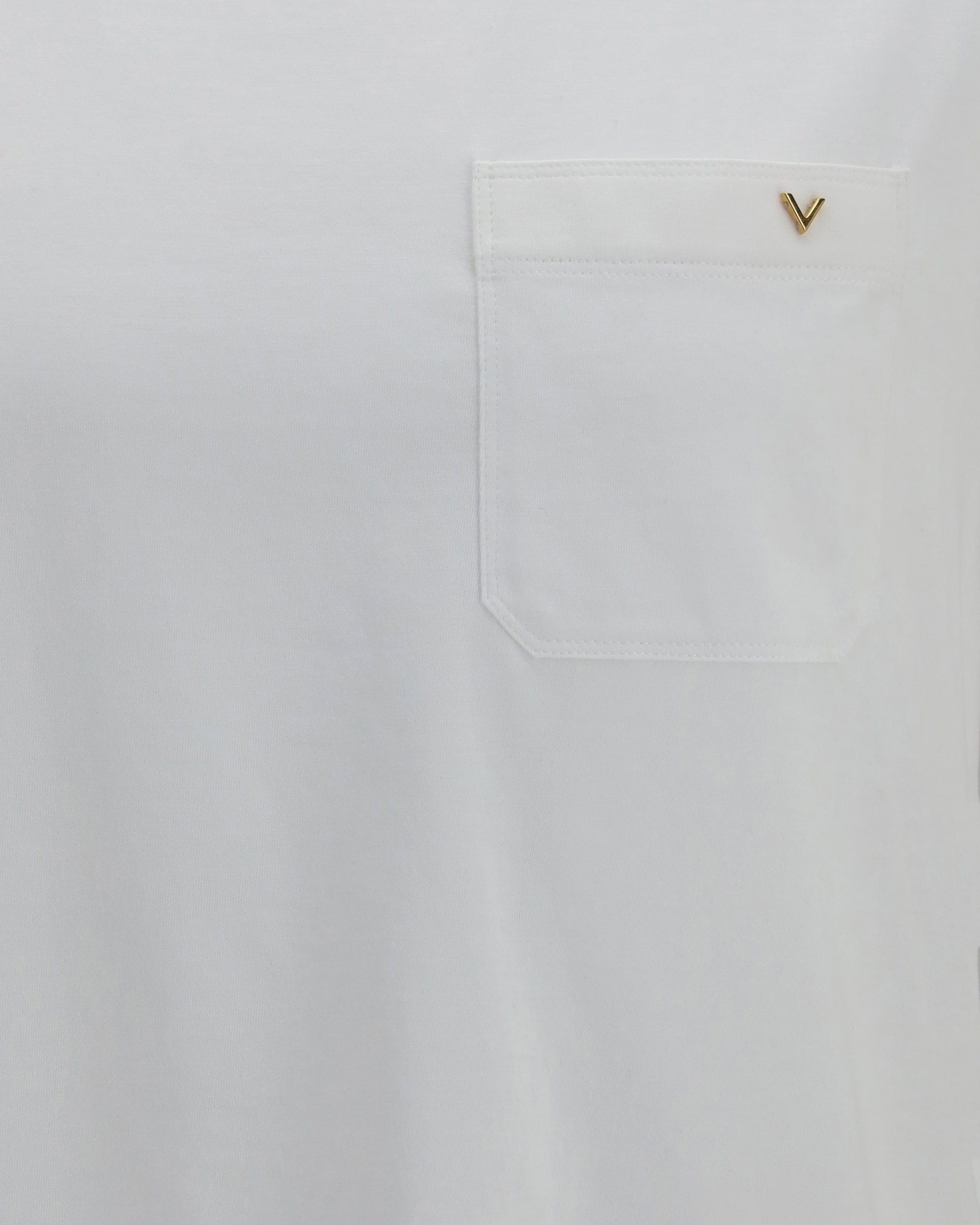 Valentino Valentino Cotton Vlogo T-Shirt