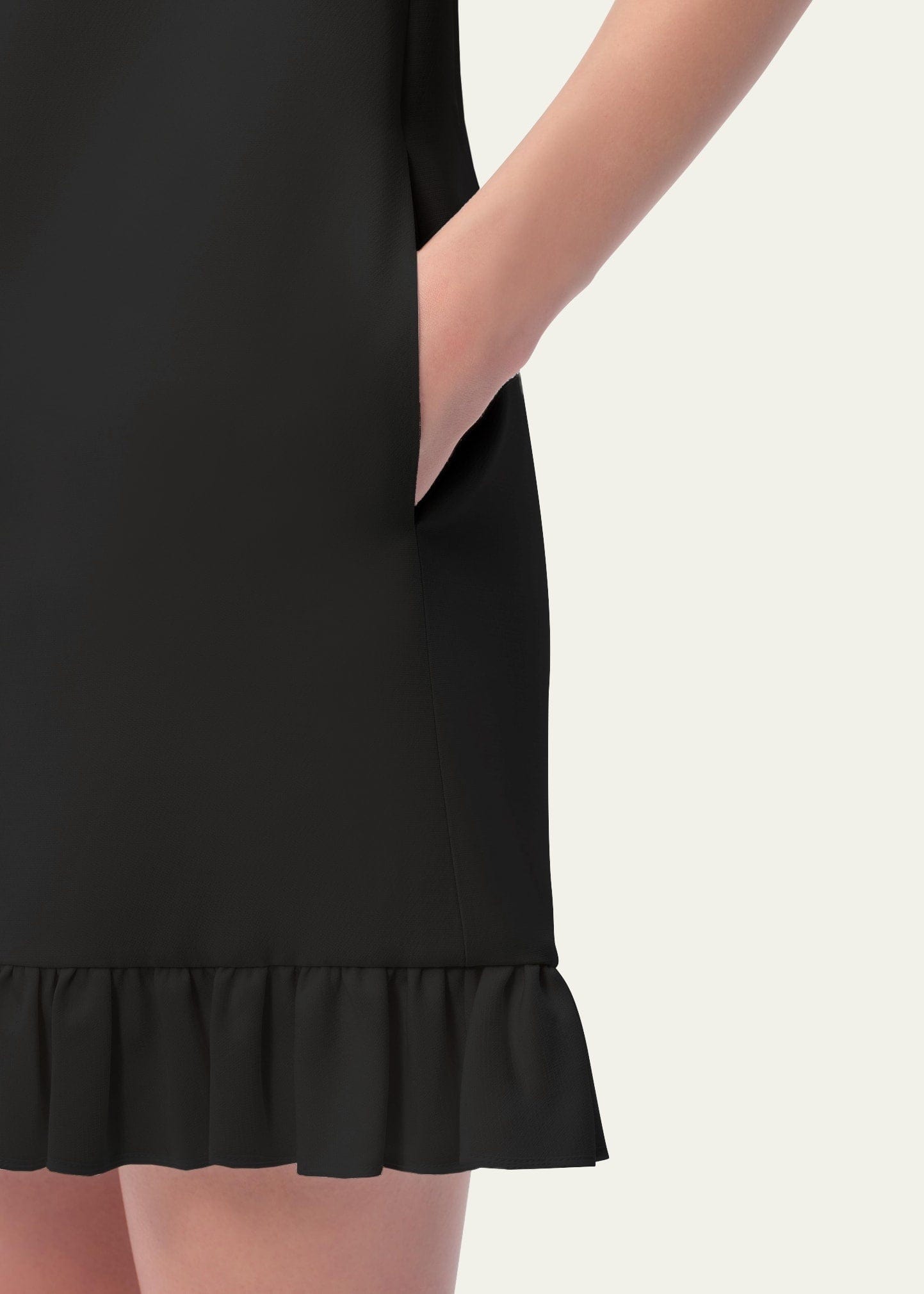 Valentino Crepe Couture Mini Dress