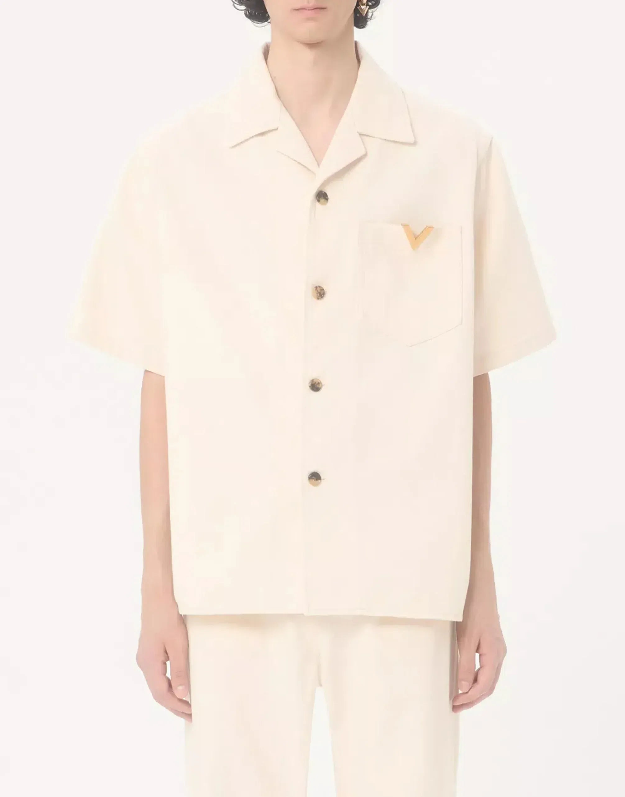 Valentino Denim VGold Bowling Shirt