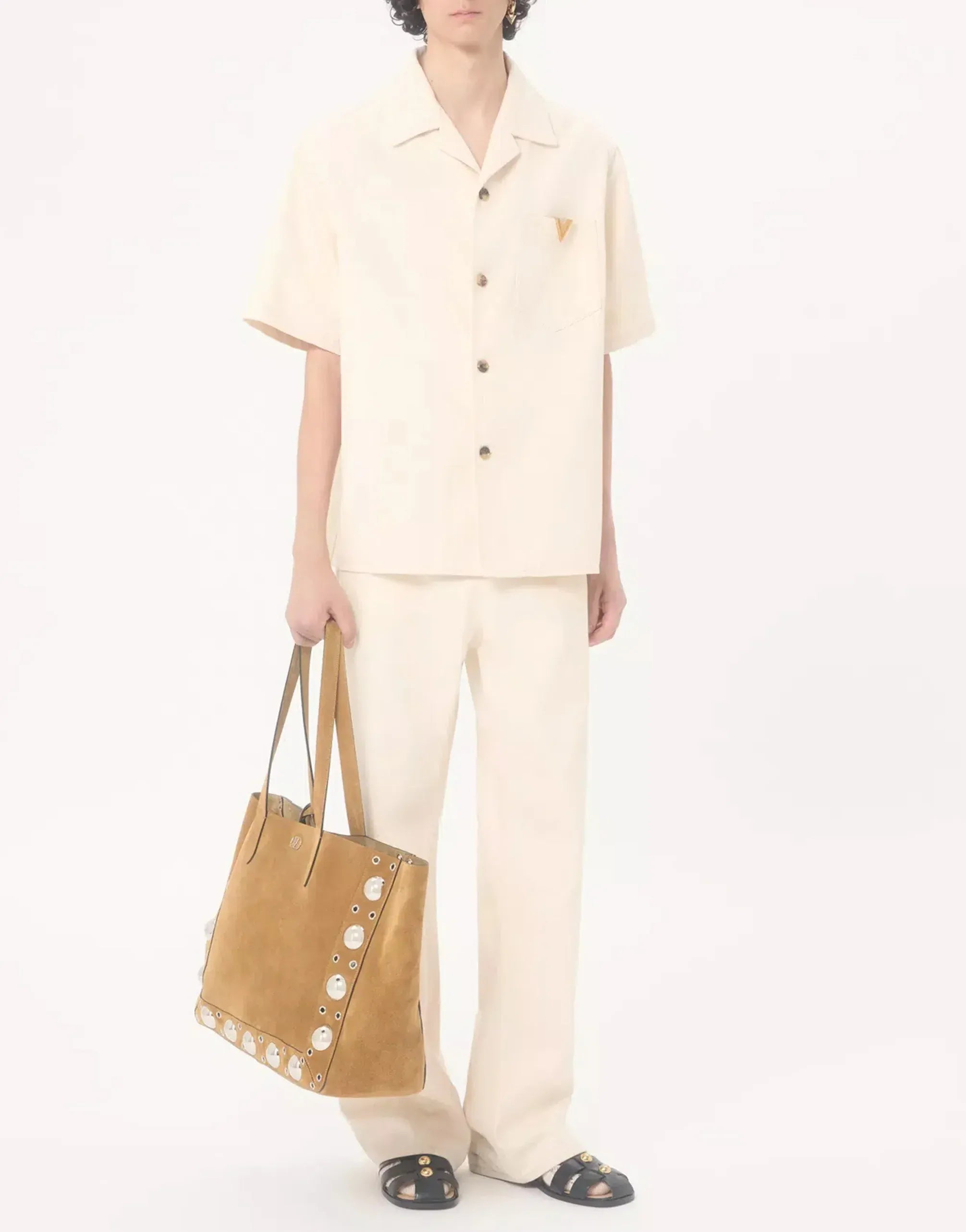 Valentino Denim VGold Bowling Shirt