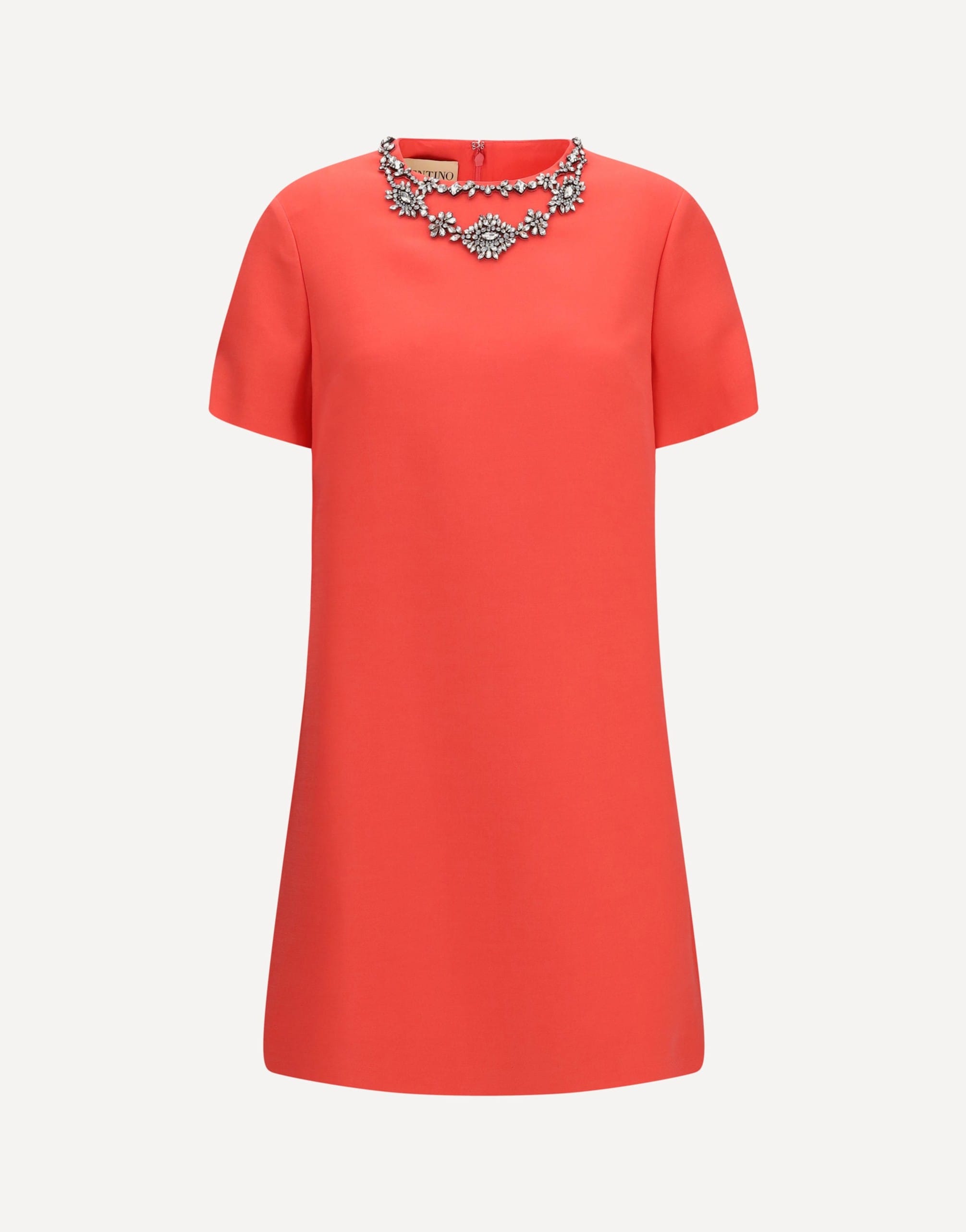 Valentino Valentino Embellished Crew-Neck Dress