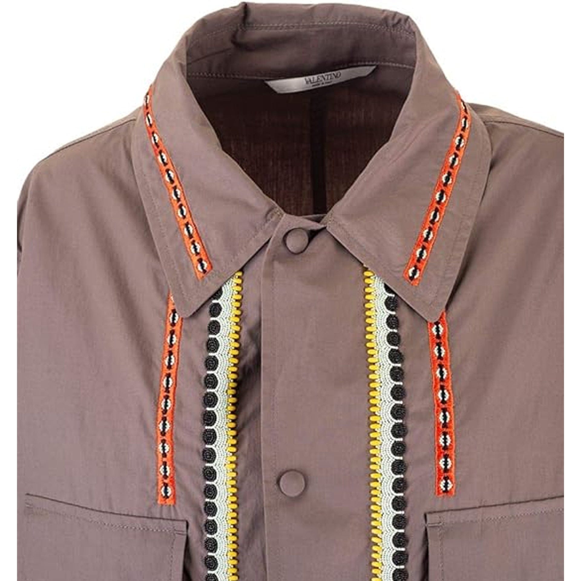 Valentino Embroidered Cotton Jacket