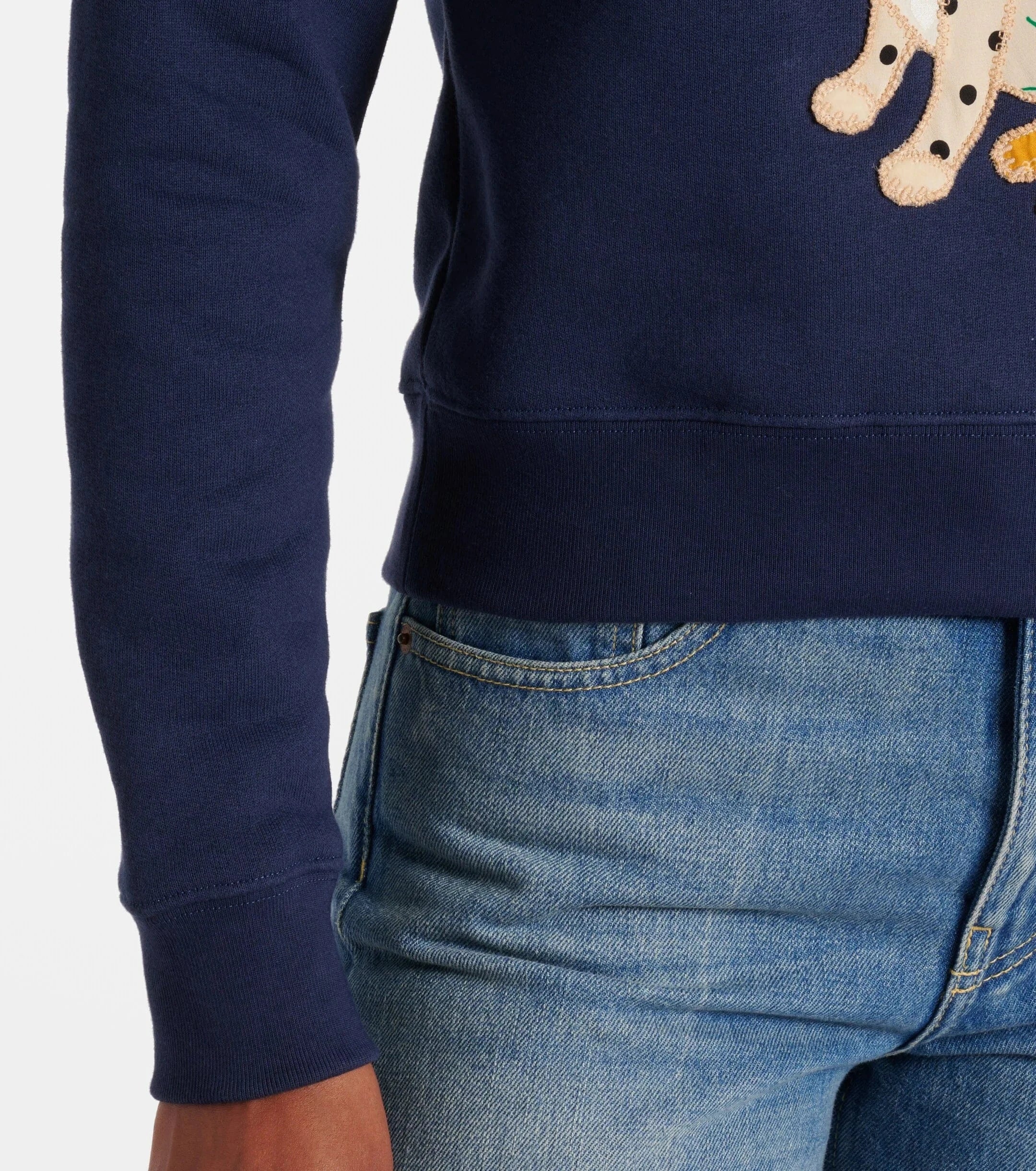 Valentino Embroidered Cotton Jersey Sweatshirt