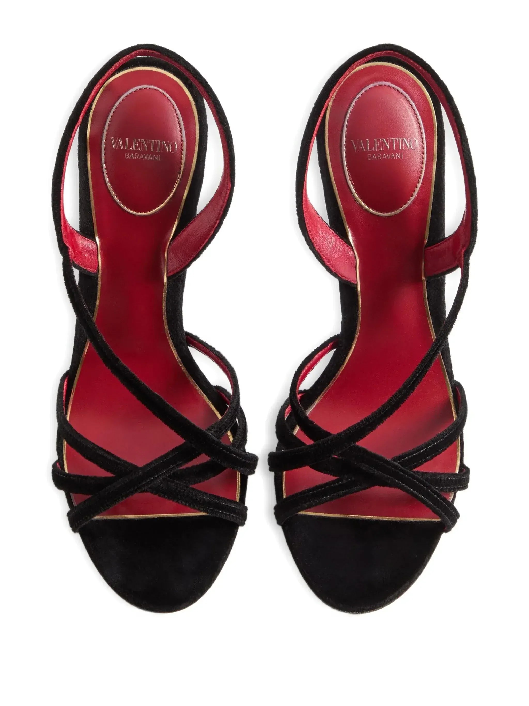 Valentino Garavani 105mm Fetishique Crisscross Sandalen