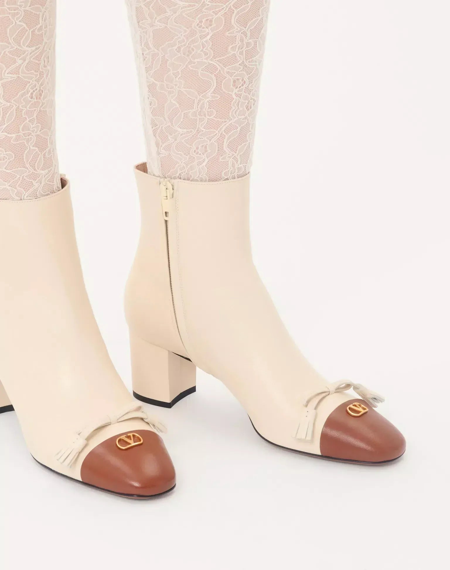 Valentino Garavani 60Mm Valet Du Roi Kidskin Leather Ankle Boots - alternate view