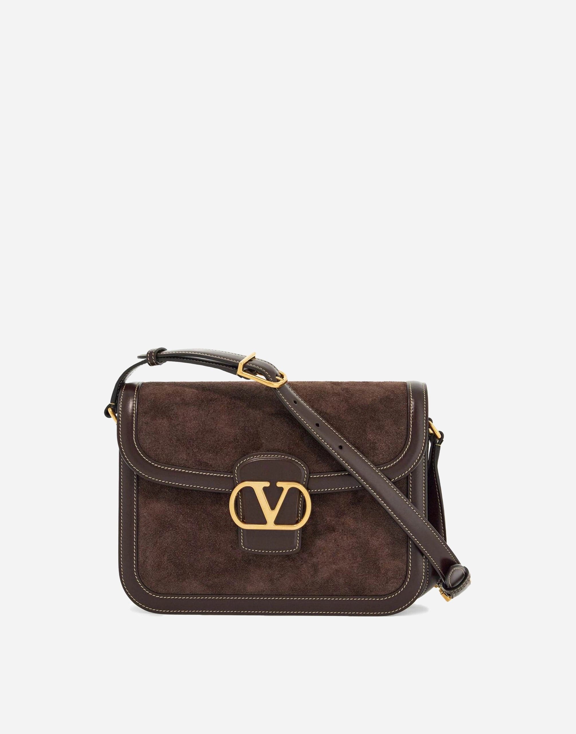 Valentino Garavani 9to5 Suede Shoulder Bag