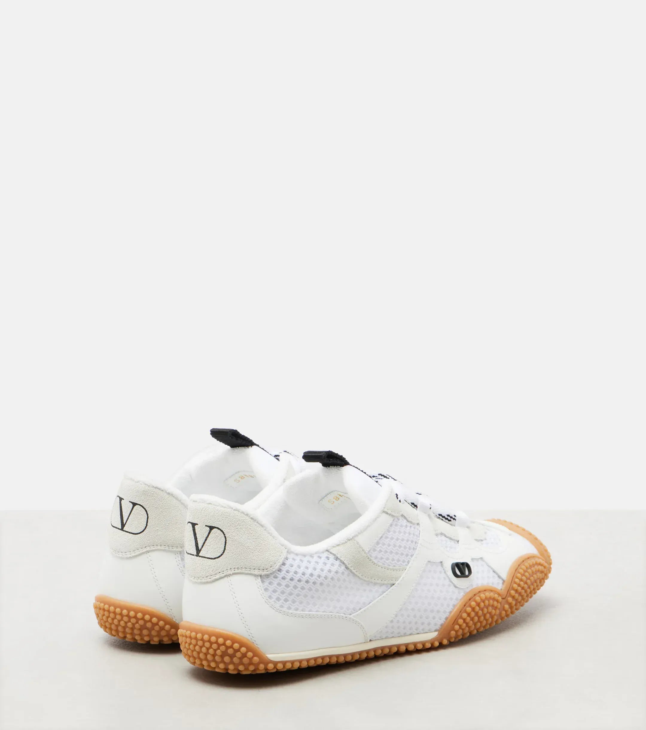 Valentino Garavani Amphibia sneakers met suède details