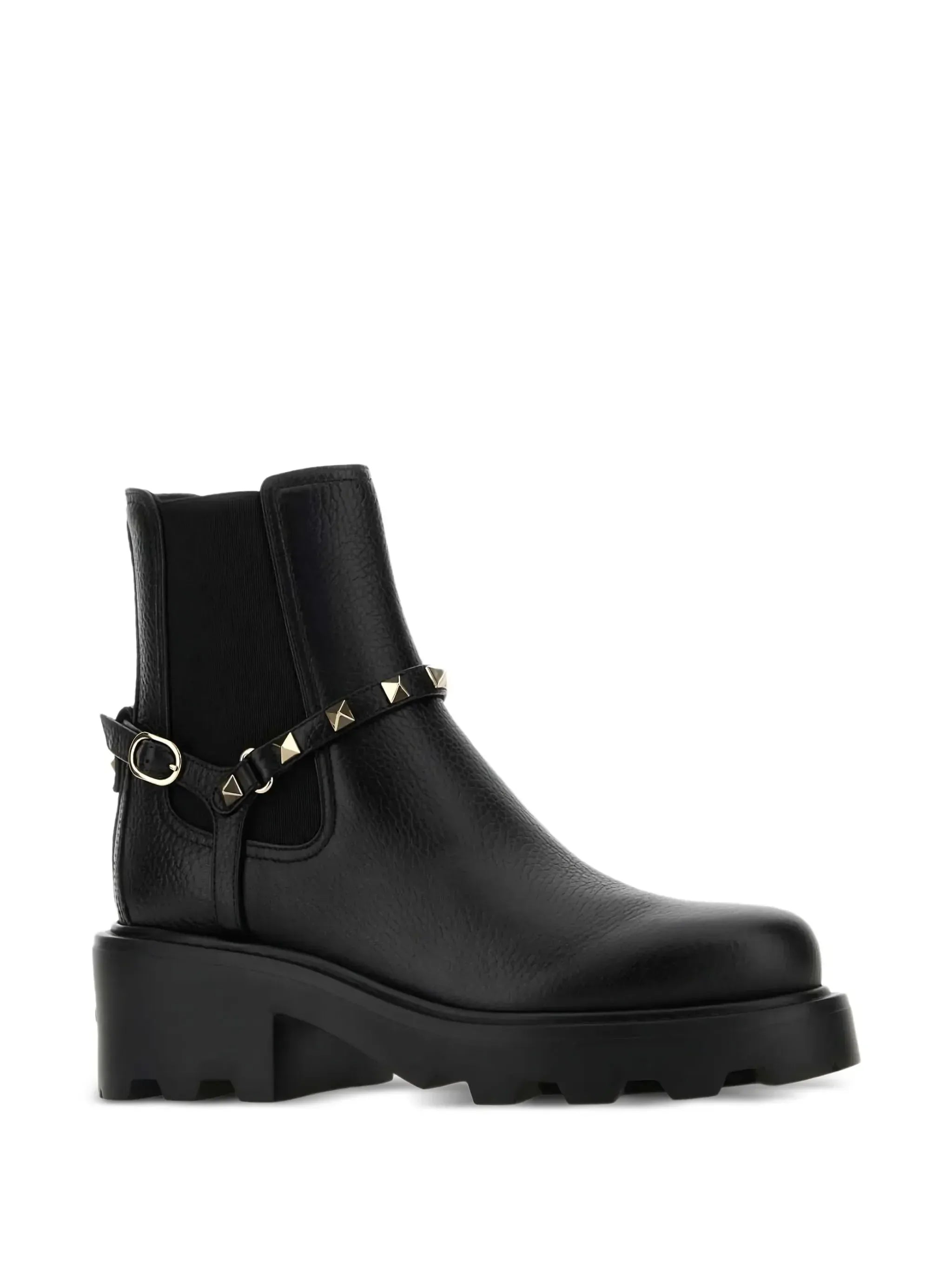Valentino Garavani Beatle Rockstud 55 Embellished Ankle Boots