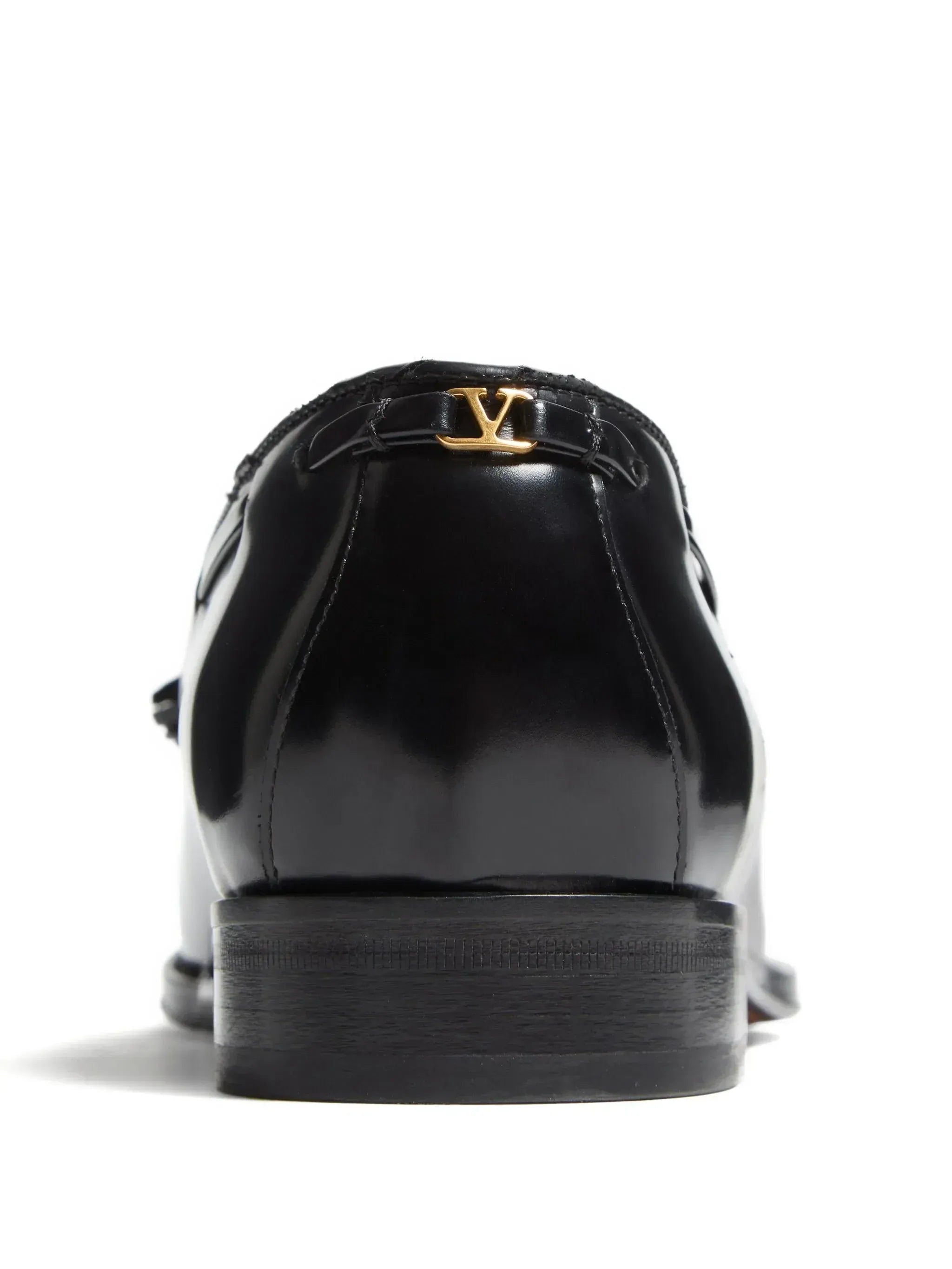 Valentino Garavani Bowshire Polished Leather Loafers