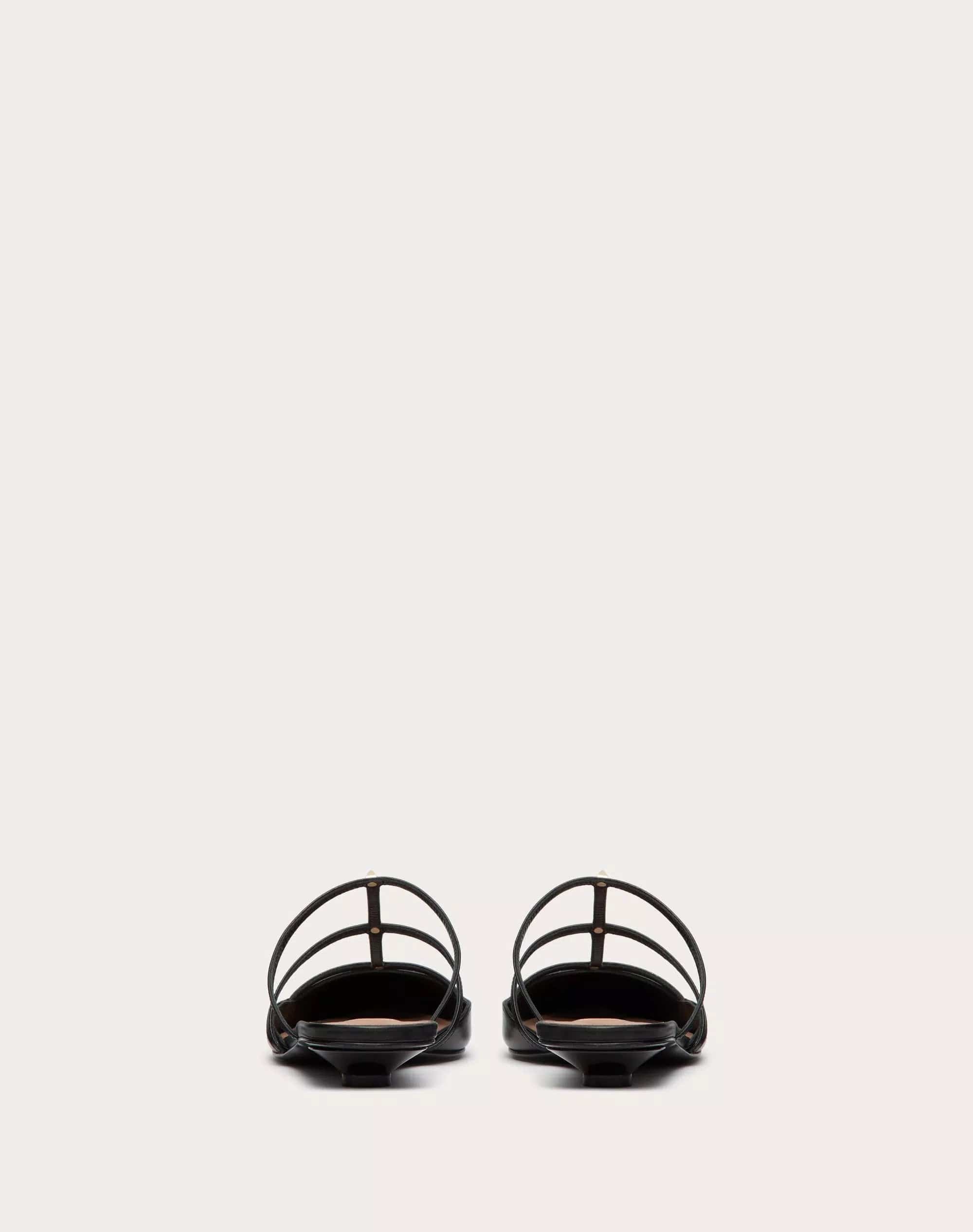 Valentino Garavani Rockstud Wispy Leather Mules