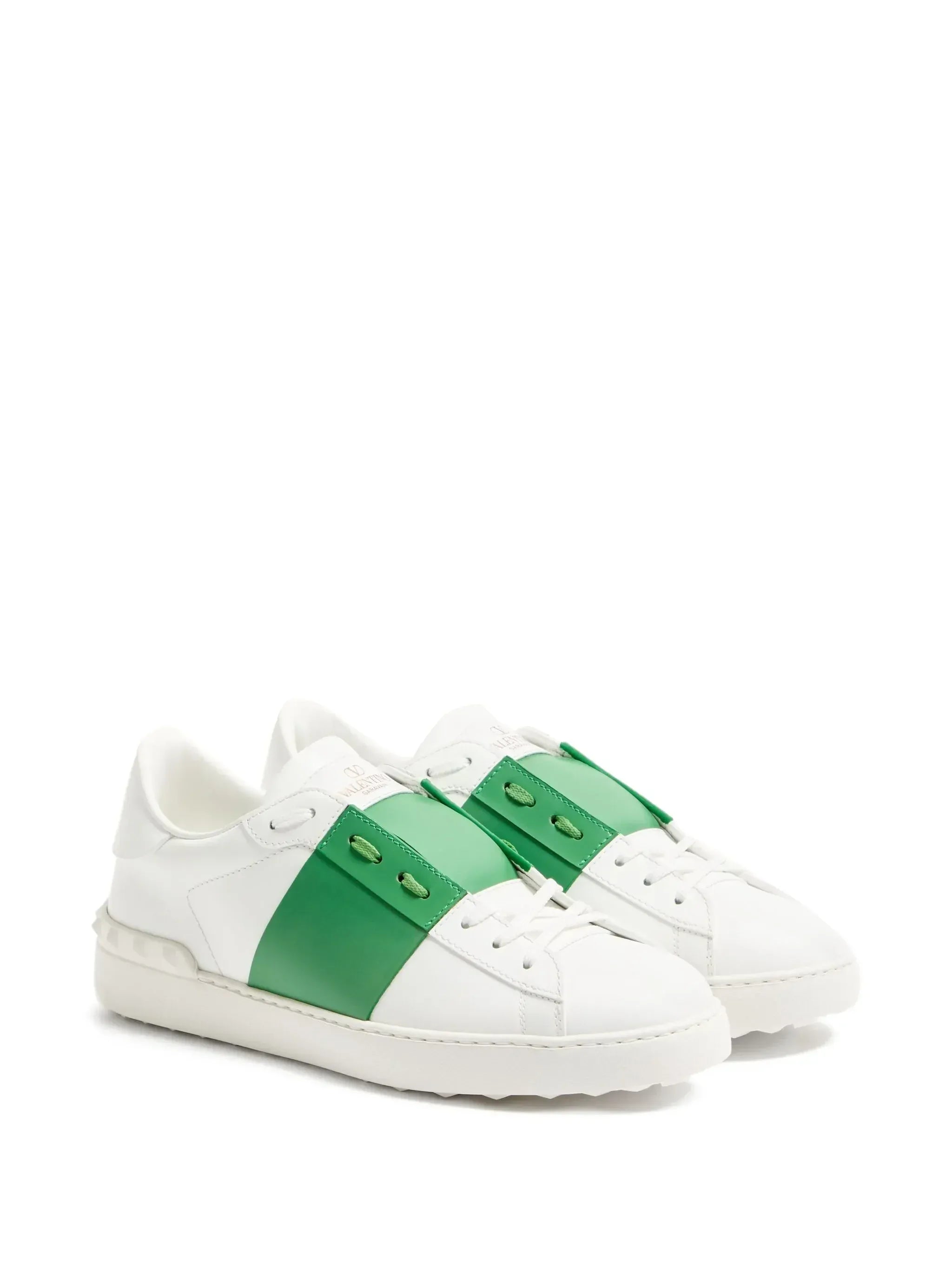 Valentino Garavani Calfskin Band-Open Sneakers - alternate view
