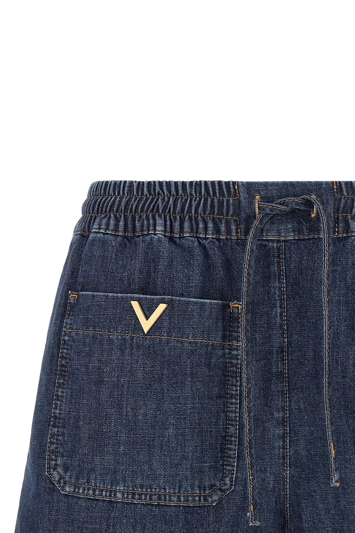 Valentino Garavani Valentino Garavani Chambray Denim Shorts