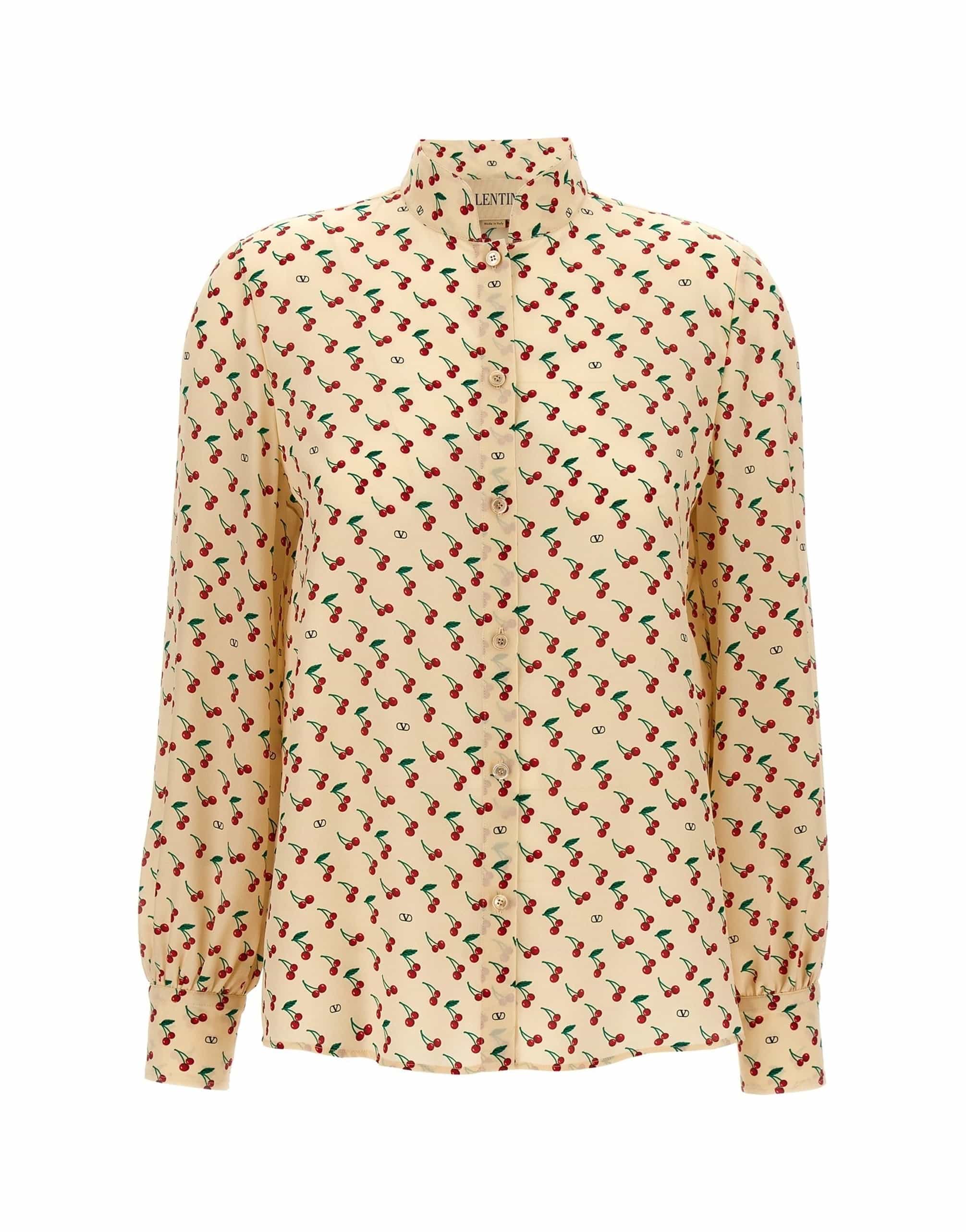 Valentino Garavani Valentino Garavani Cherryfic Silk Shirt