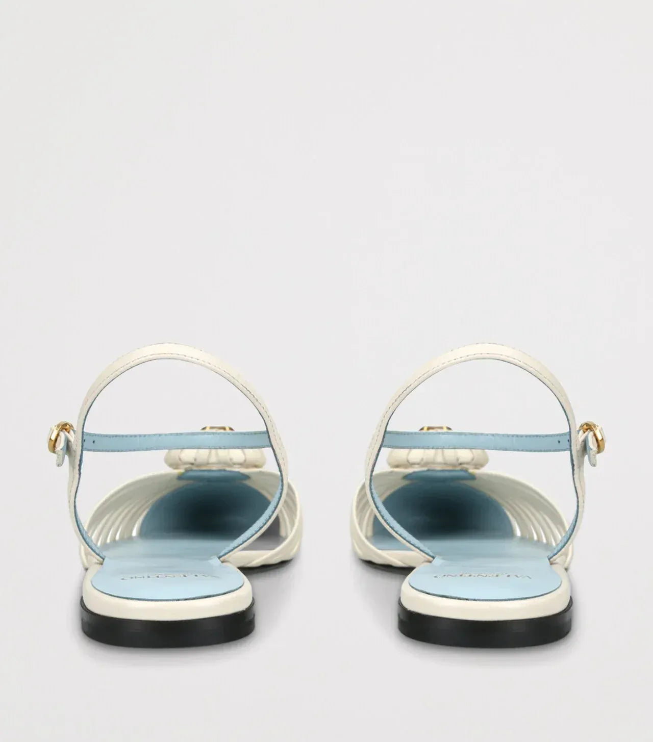 Valentino Garavani Coeur Royal VLogo Flat Sandals
