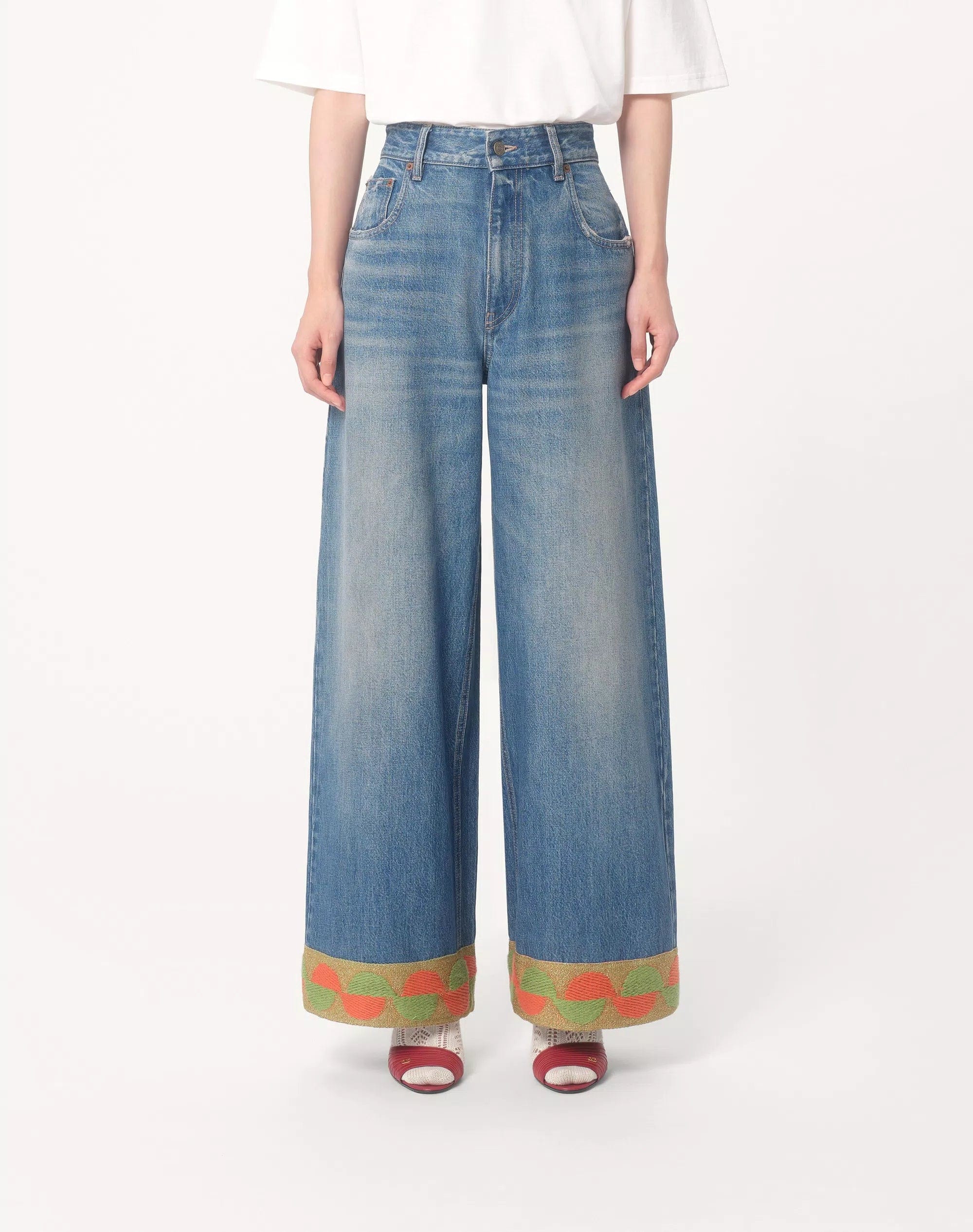 Valentino Garavani Cotton Denim Jeans