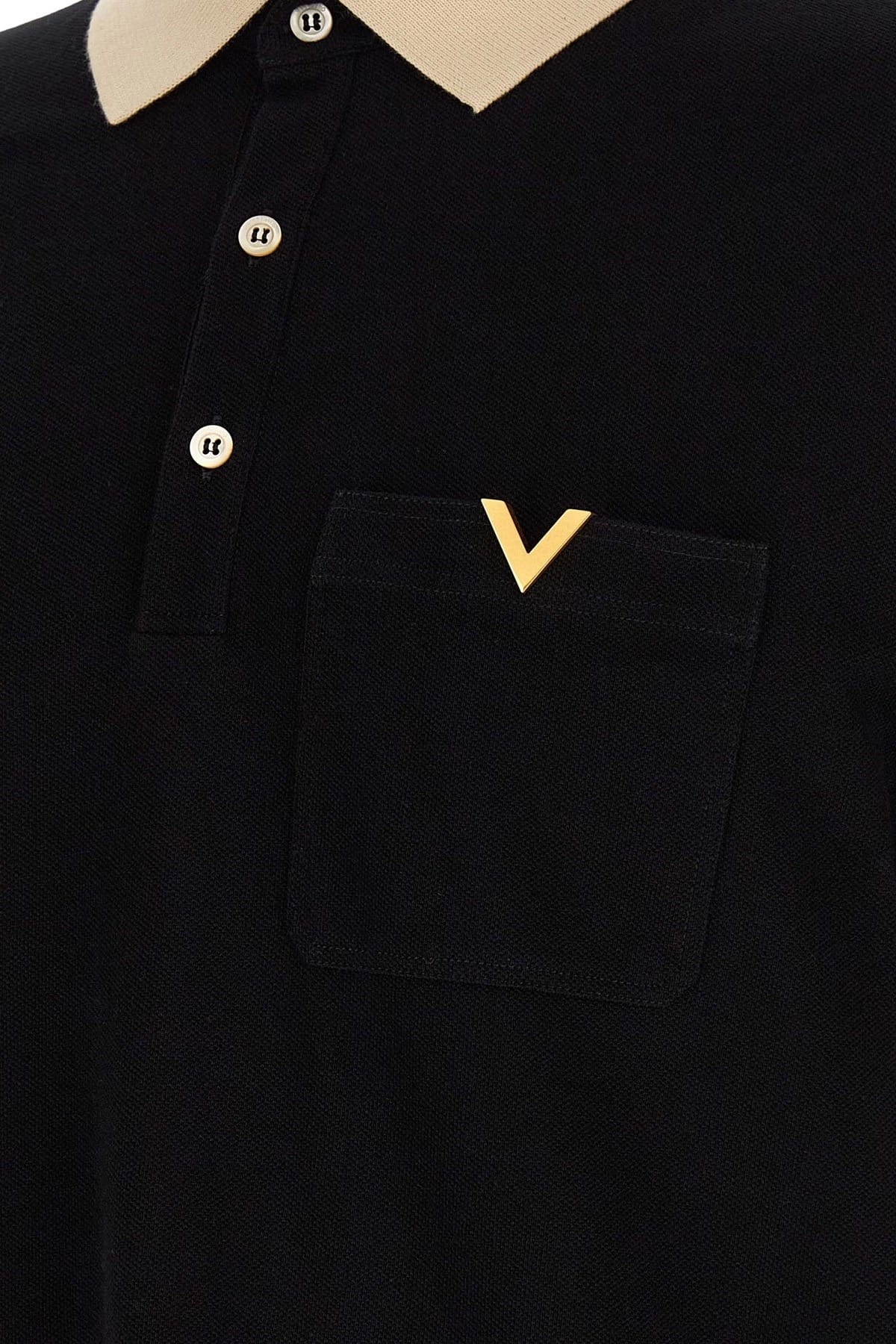 Valentino Garavani Valentino Garavani Cotton Piquet Polo Shirt