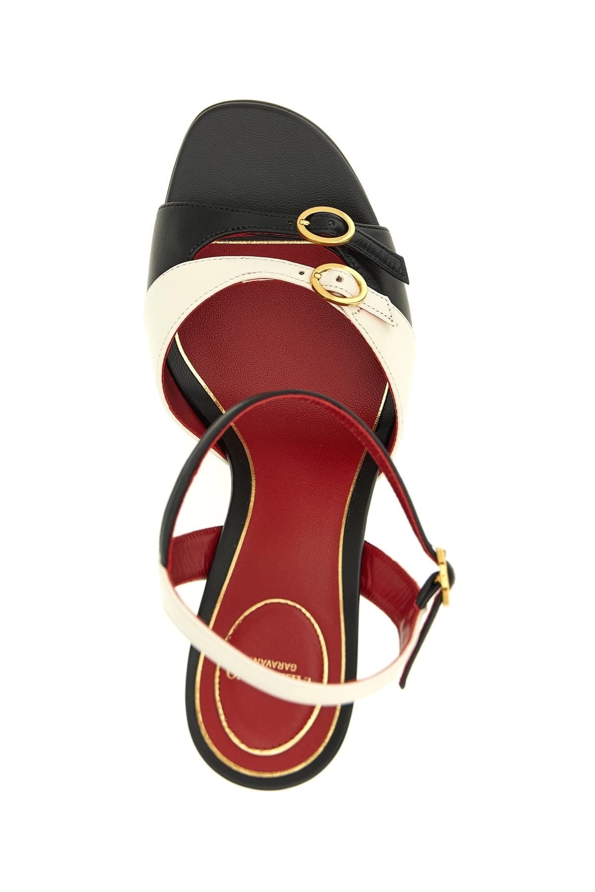 Valentino Garavani Valentino Garavani Crasher Two-Tone Leather Sandals