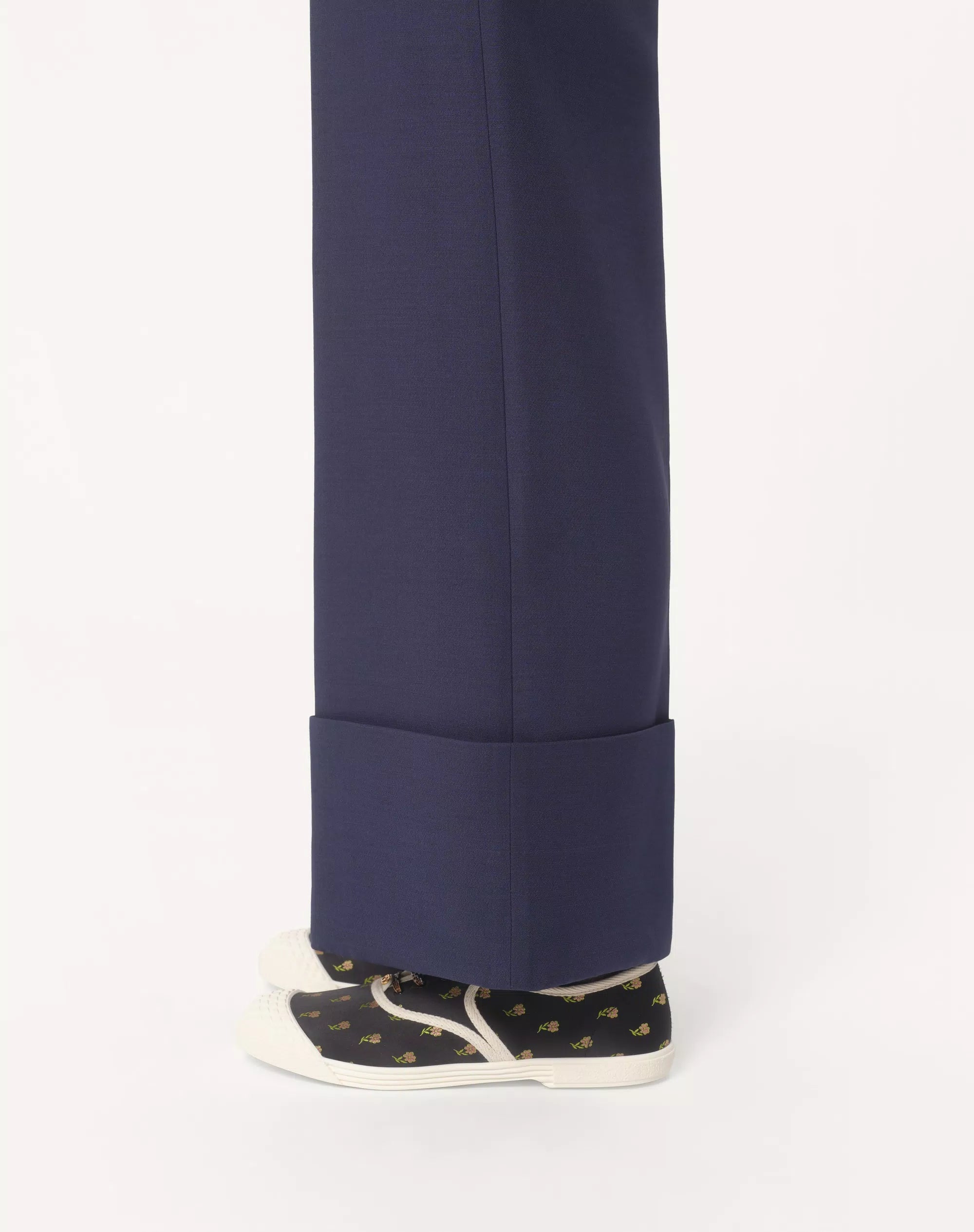 Valentino Garavani Crepe Couture Wide-Leg Pants