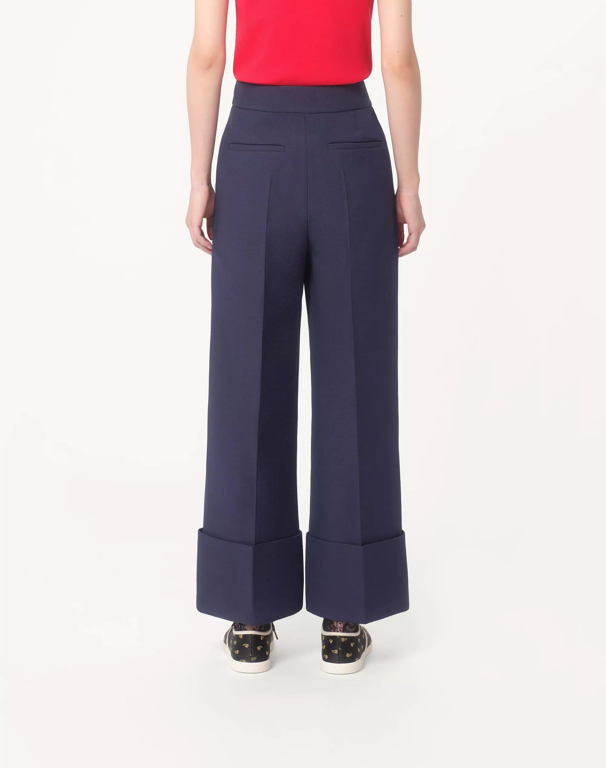 Valentino Garavani Crepe Couture Wide-Leg Pants