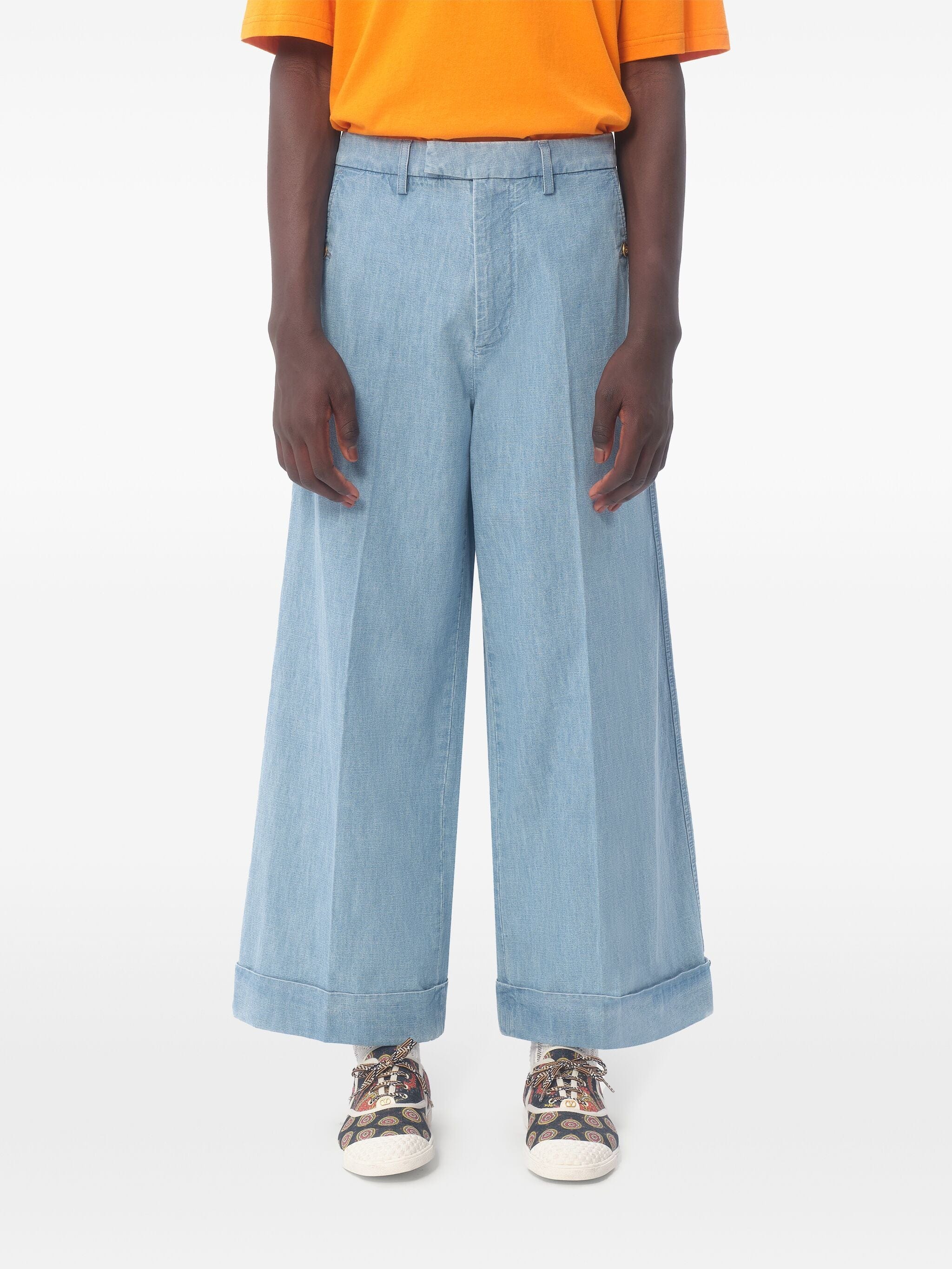 Valentino Garavani Cuffed Jeans