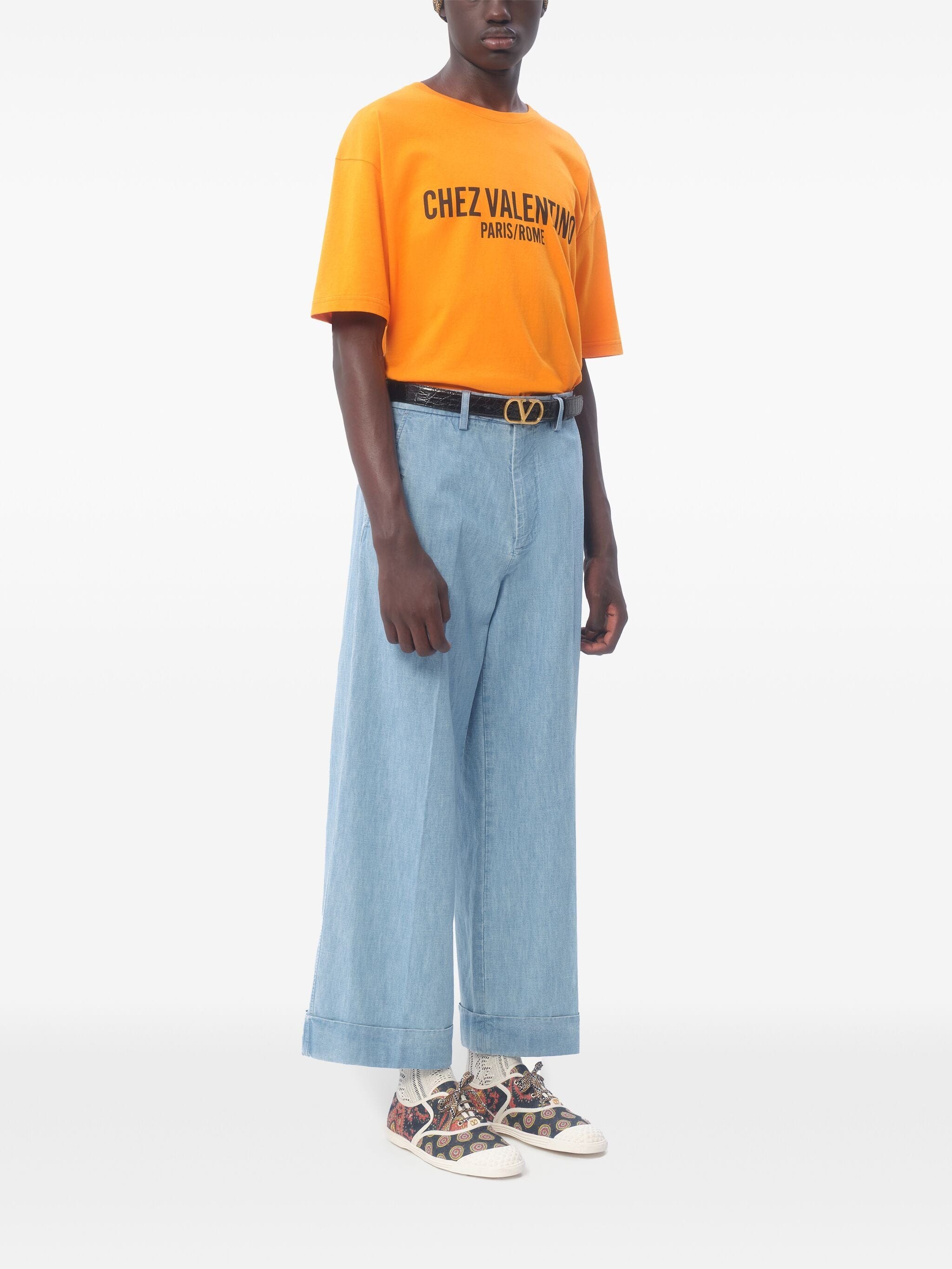 Valentino Garavani Cuffed Jeans