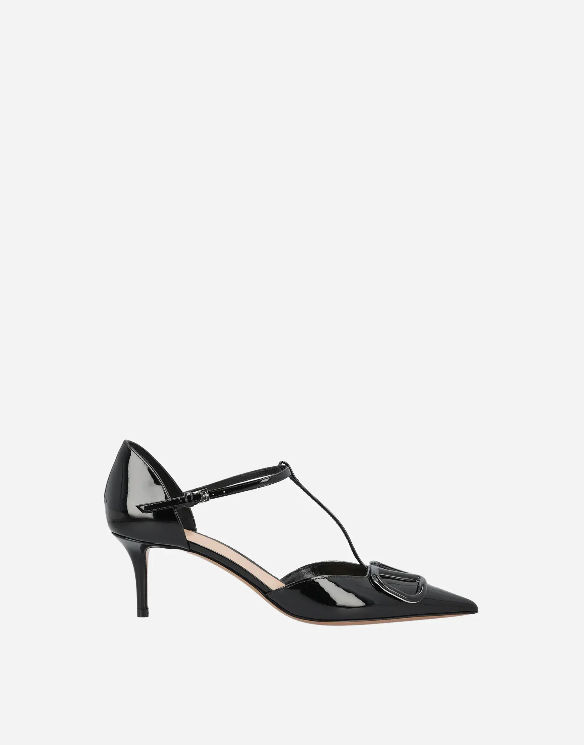 Valentino Garavani D'Orsay VLogo 65 Patent Leather Pumps