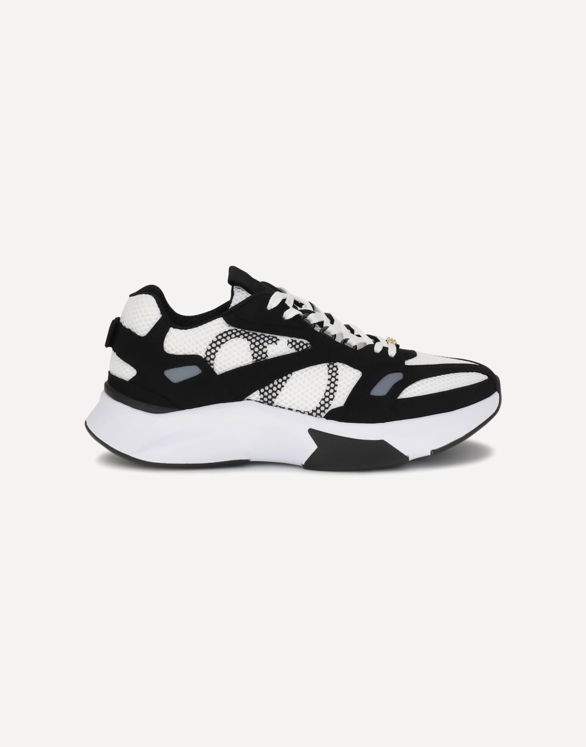 Valentino Garavani Demivee Mesh And Suede Sneakers | Sendegaro