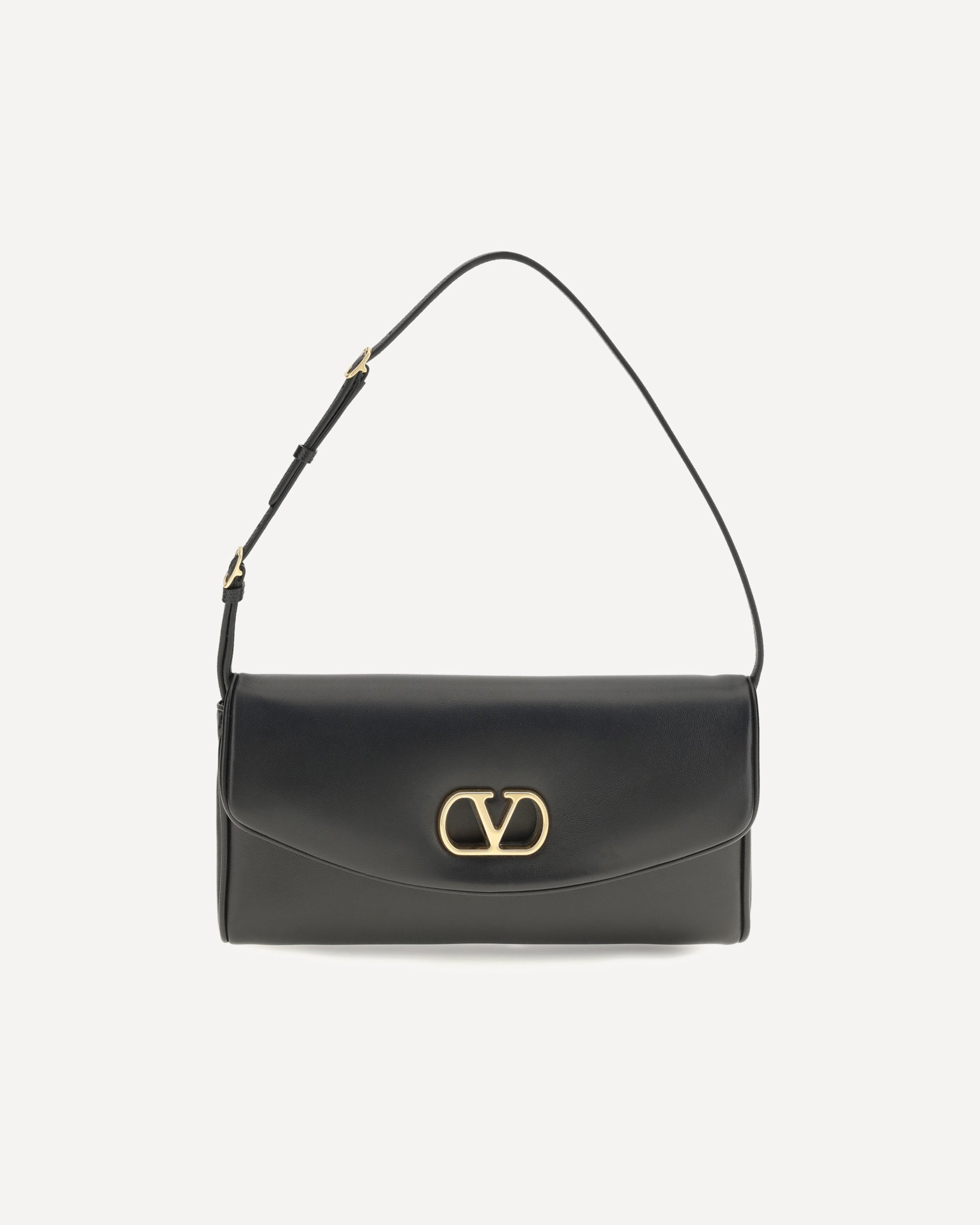 Valentino Garavani Devain Leather Shoulder Bag