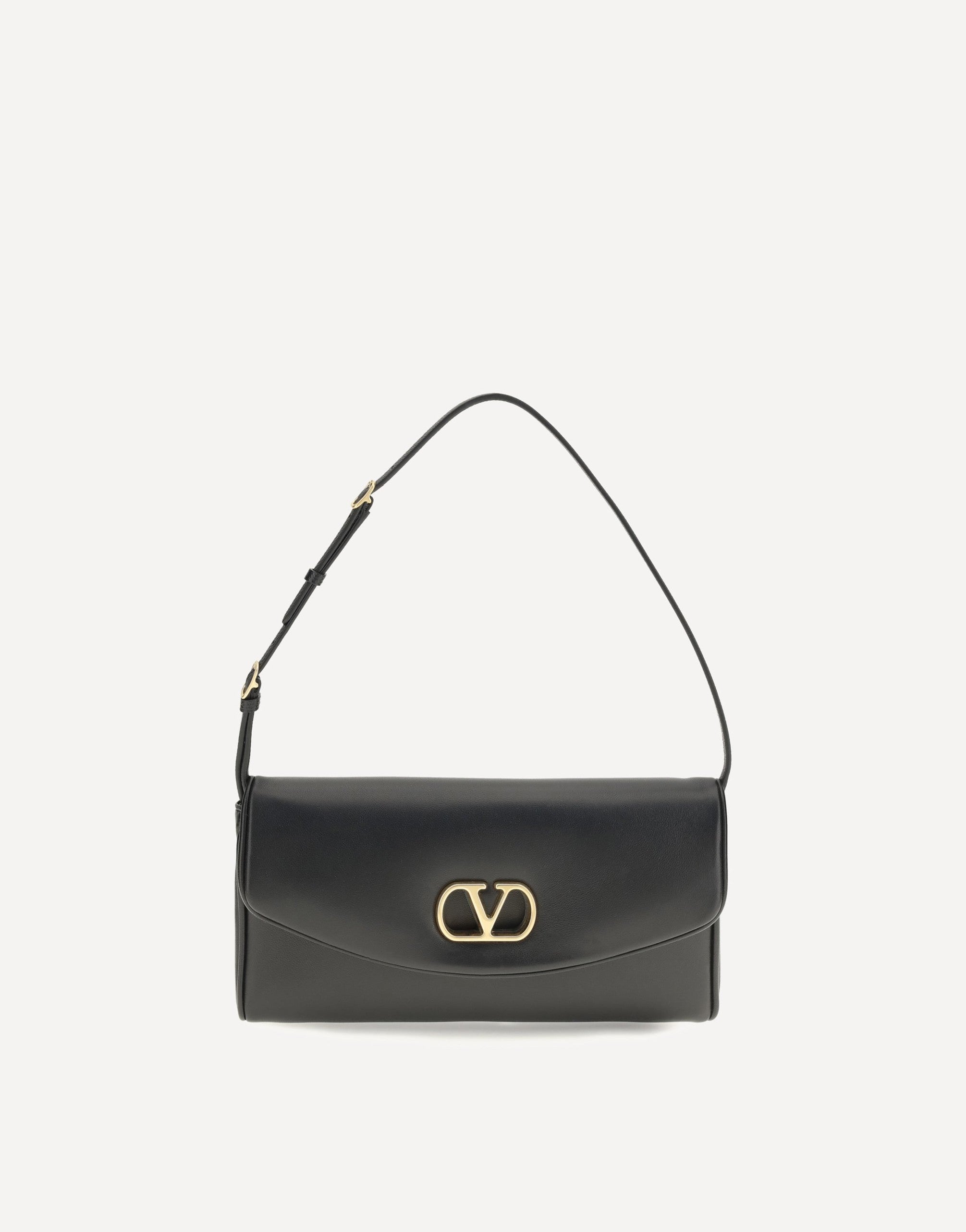 Valentino Garavani Devain Leather Shoulder Bag