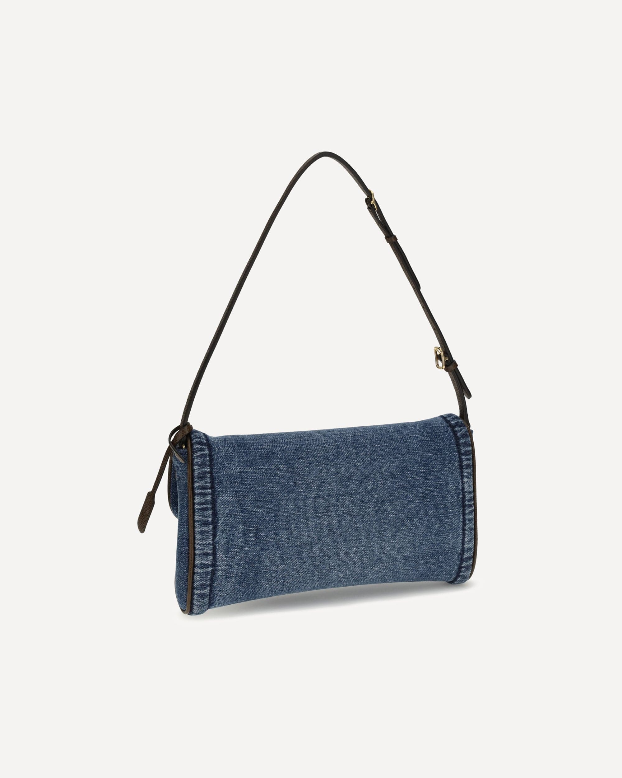 Valentino Garavani Valentino Garavani Devain Small Denim Shoulder Bag