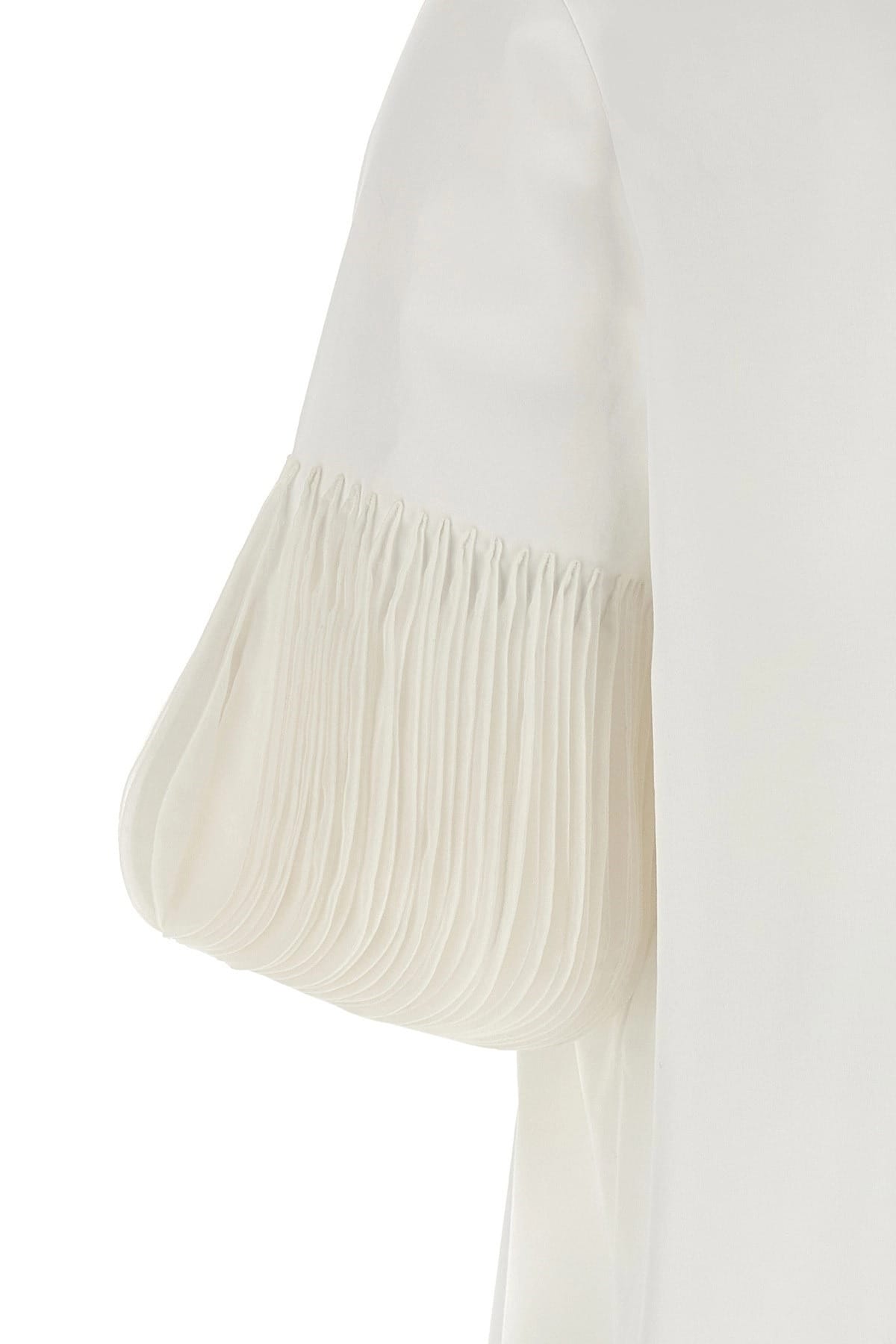 Valentino Garavani Valentino Garavani Embroidered Poplin Mandarin Shirt