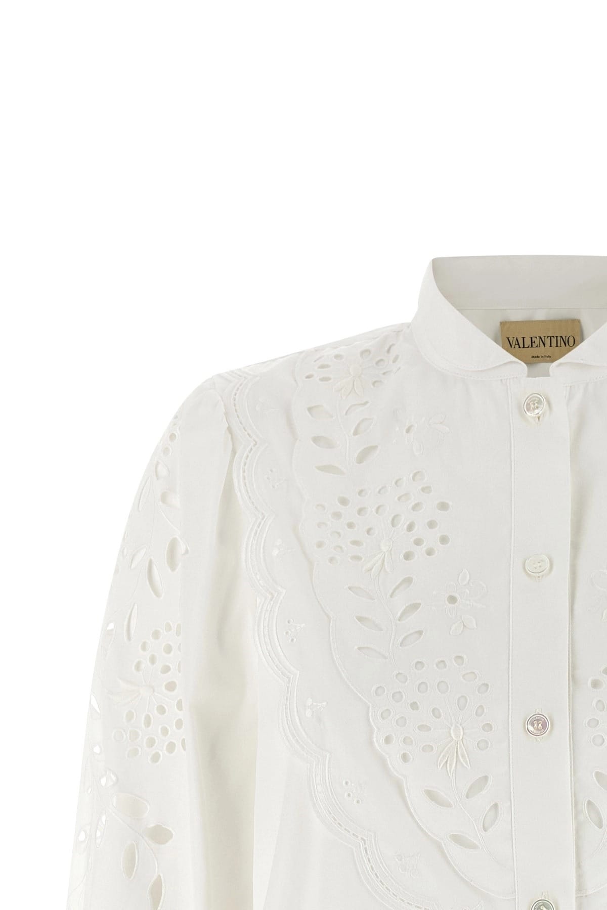Valentino Garavani Valentino Garavani Embroidered Sangallo Shirt