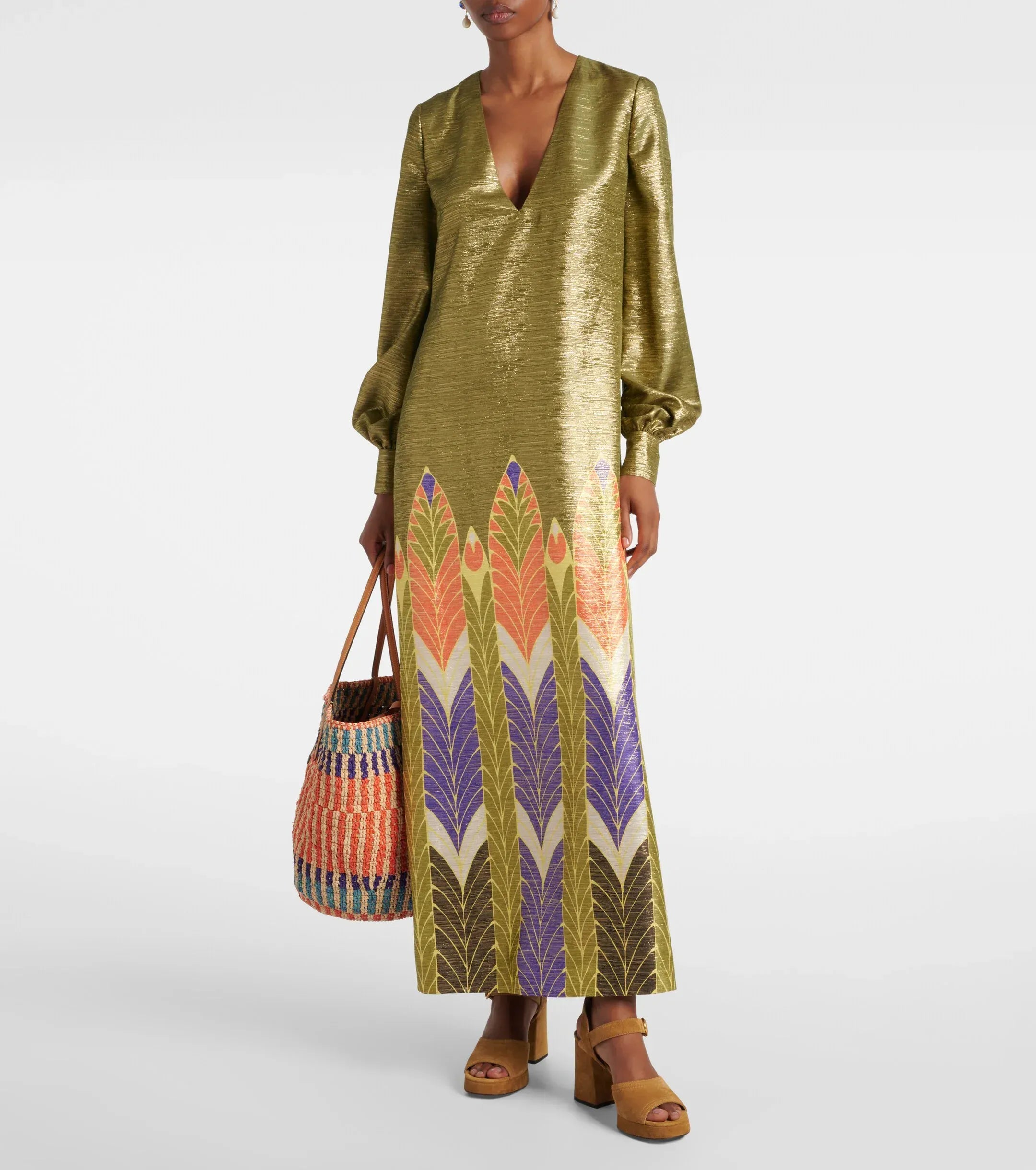 Fawcette 100 麂皮厚底凉鞋 - alternate view