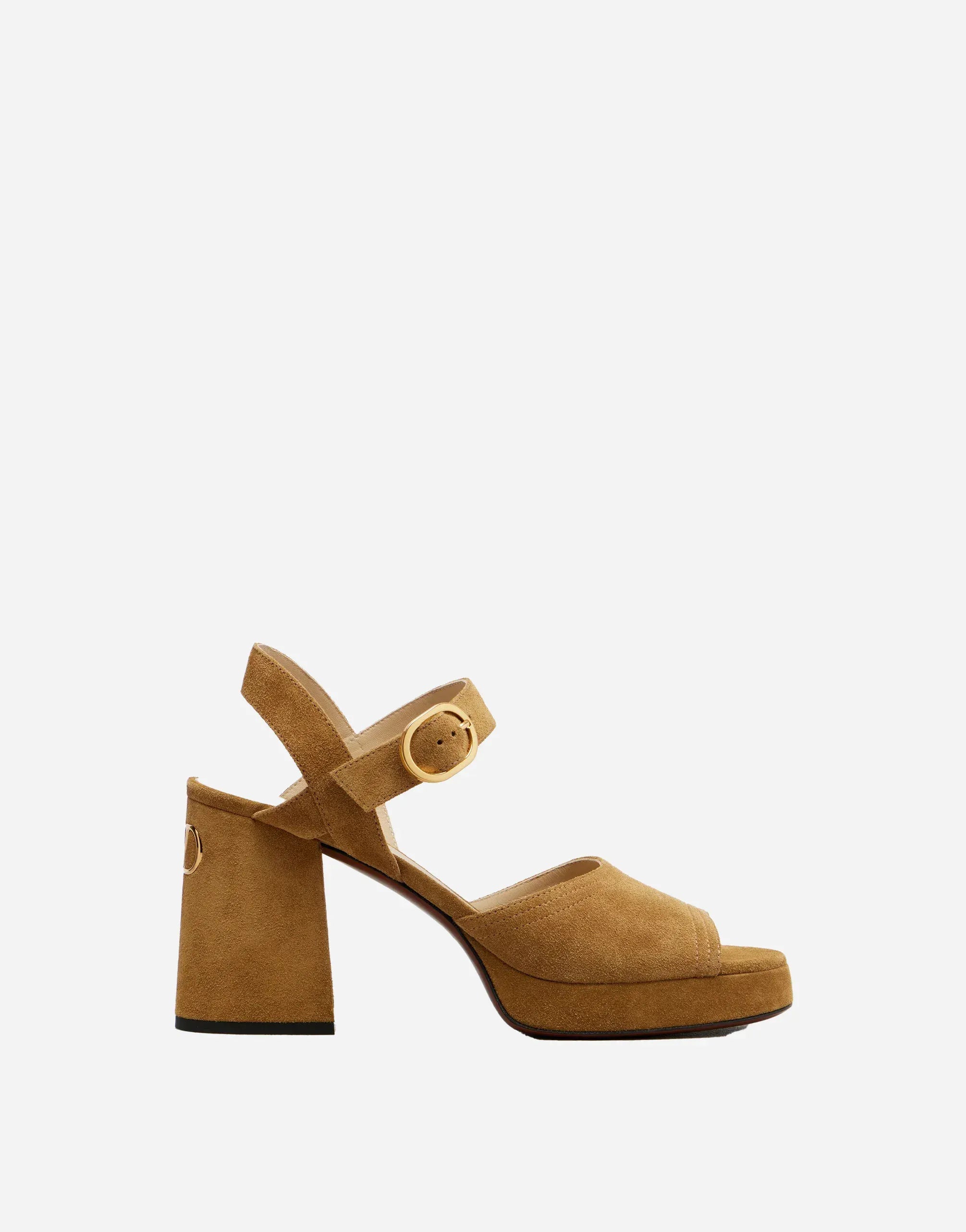 Valentino Garavani Fawcette 100 Suede Platform Sandals