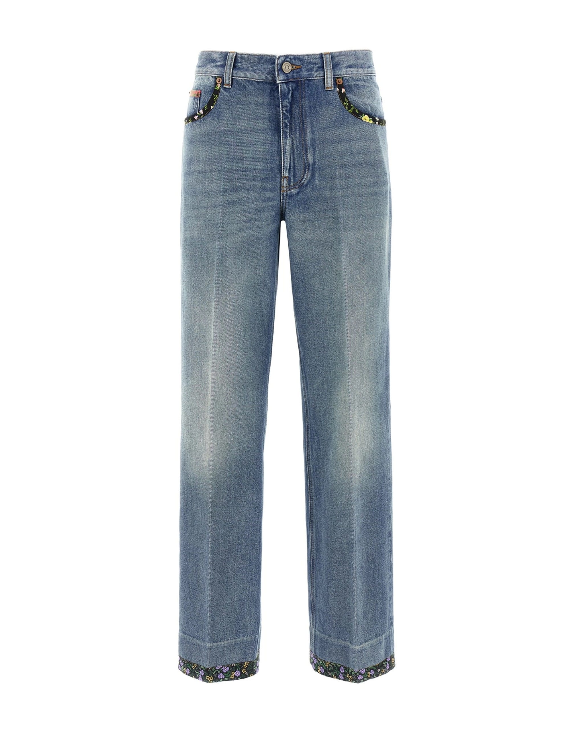 Valentino Garavani Valentino Garavani Floral Print Jeans