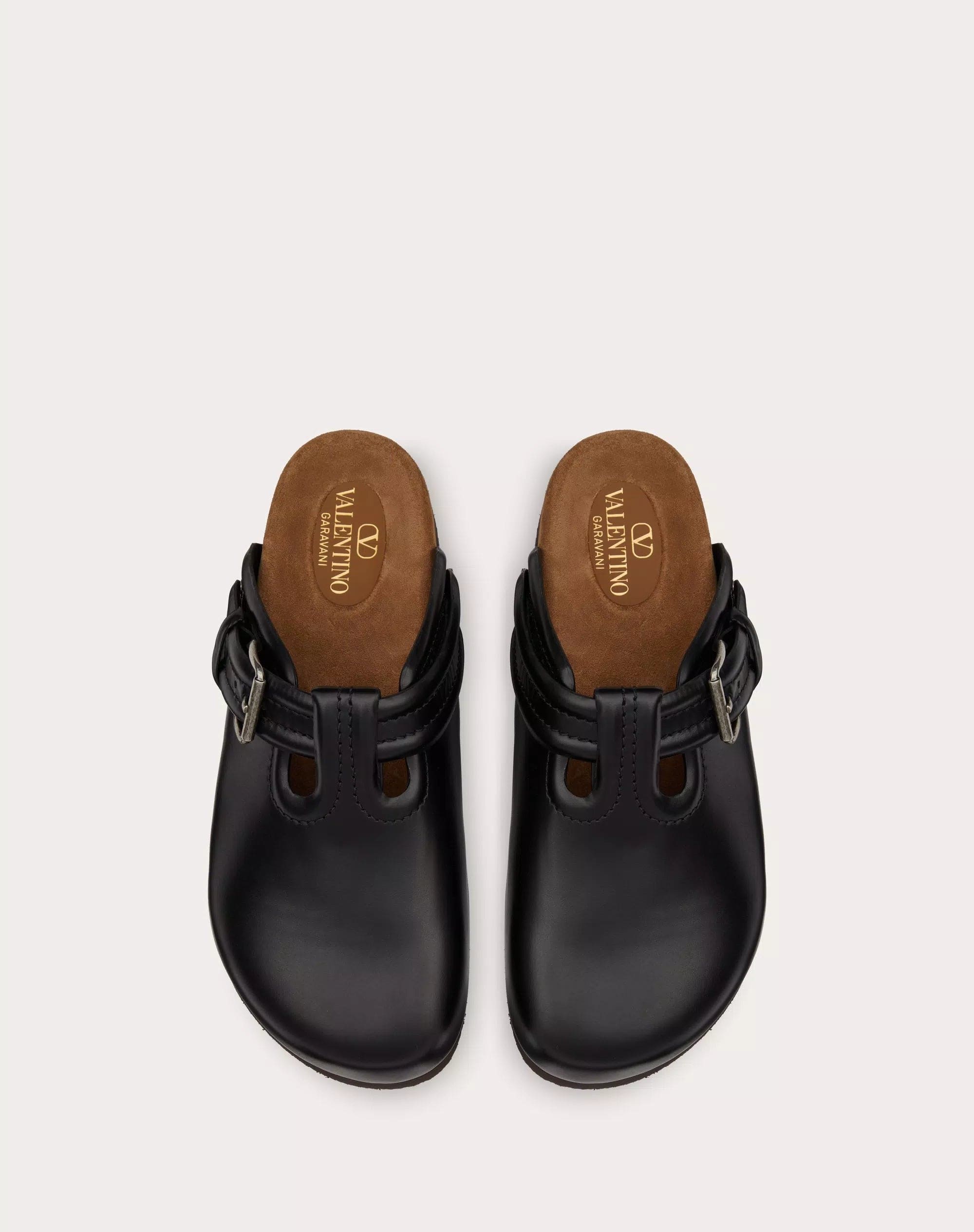 Valentino Garavani Fussbett Leather Slippers