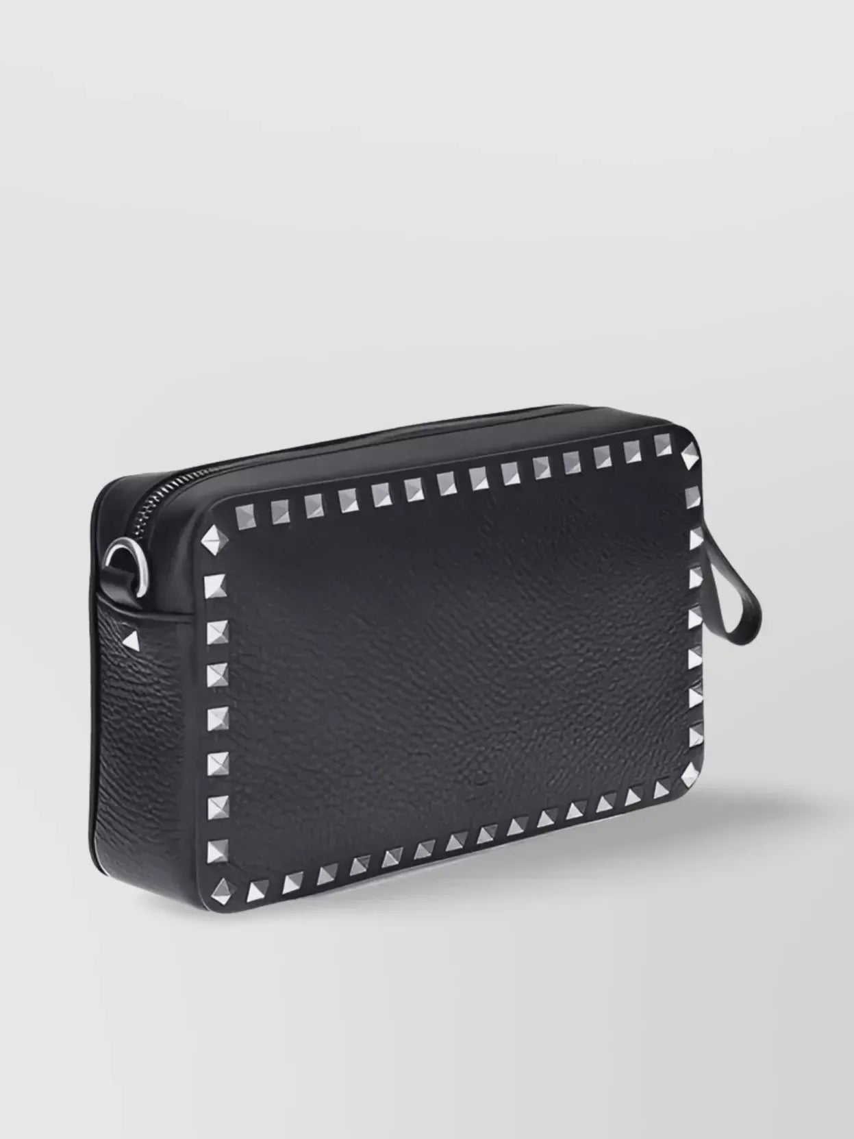 Valentino Garavani Grained Rockstud Shoulder Bag