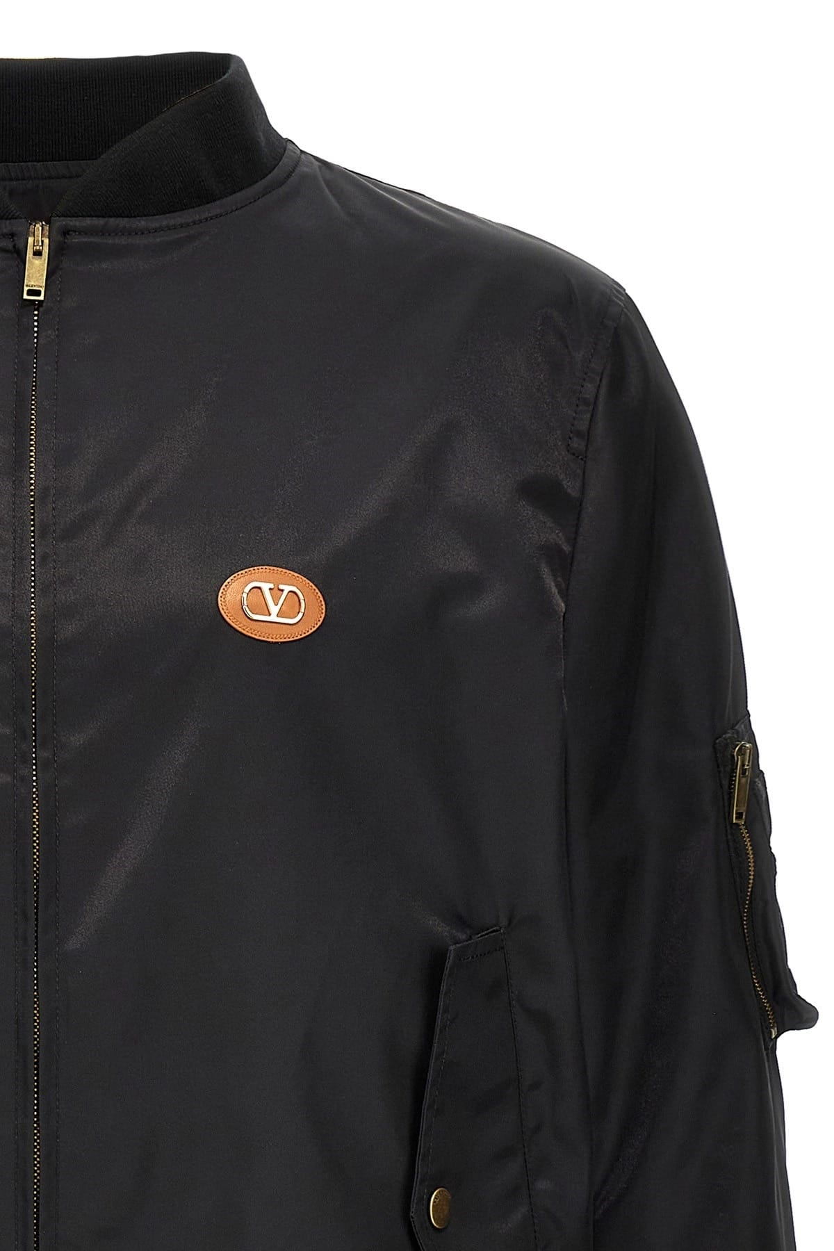 Valentino Garavani Valentino Garavani Logo Bomber Jacket