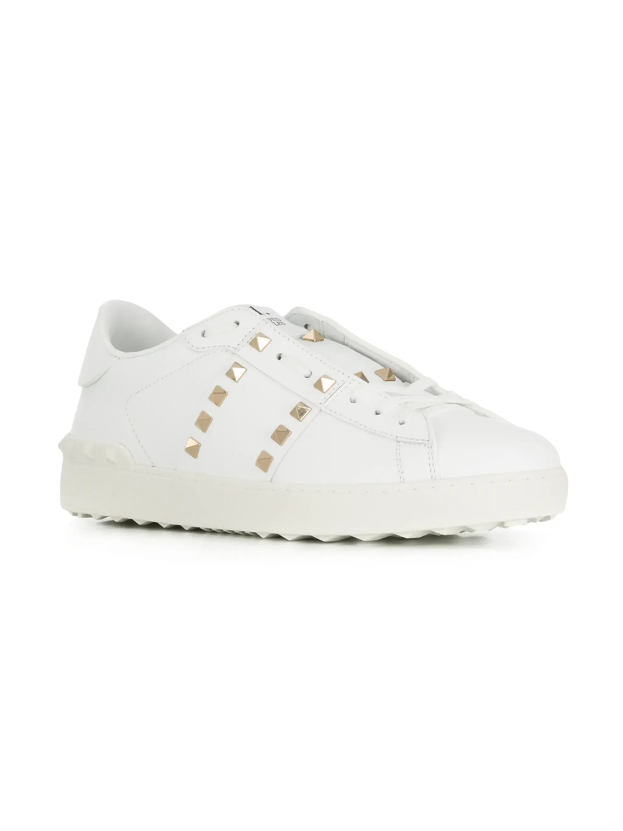 Valentino Garavani Logo-Embossed Rockstud Untitled Sneakers - alternate view