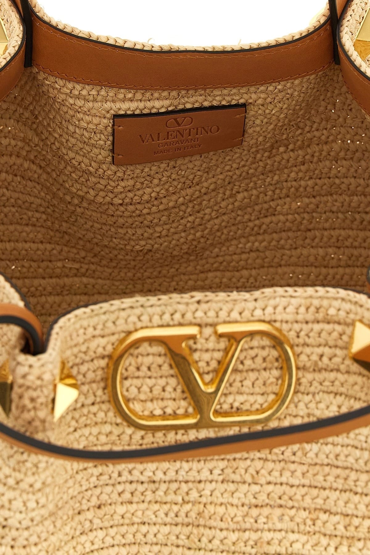 Valentino Garavani Valentino Garavani Medium Raffia Tote Bag