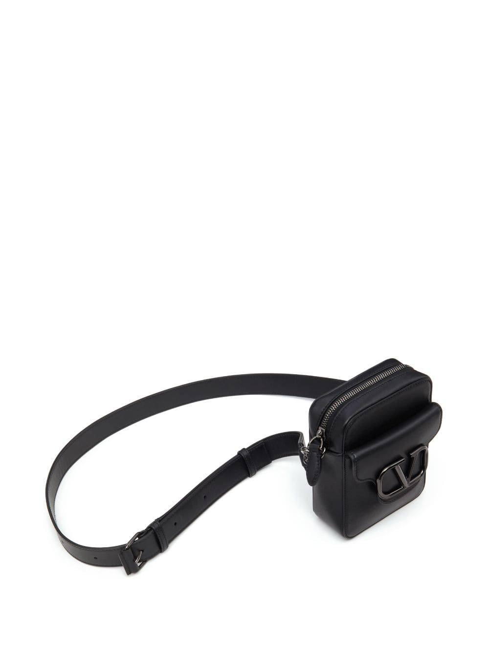 Valentino Garavani Mini Locò Leather Crossbody Bag